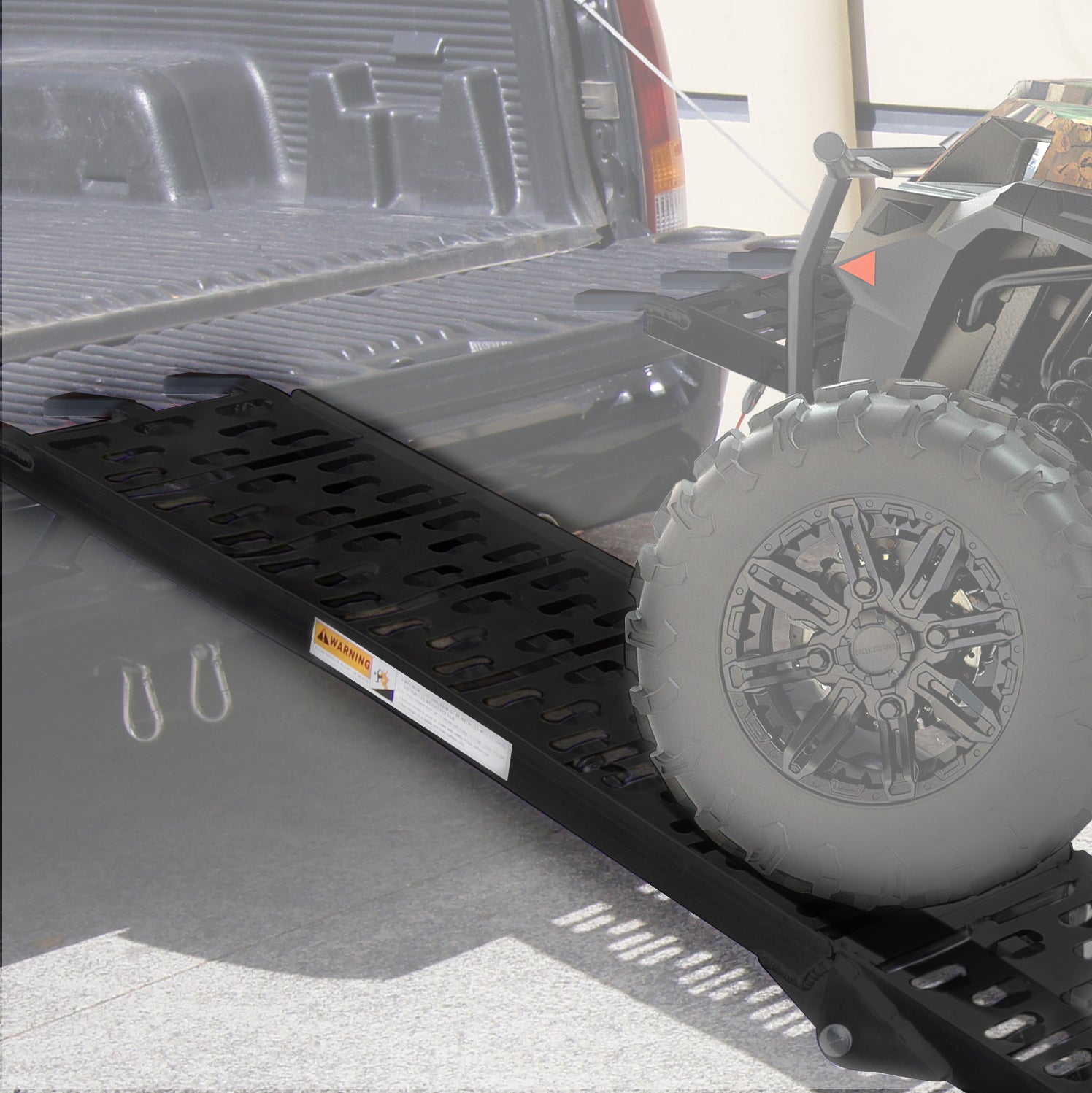 340kg Capacity Foldable Aluminium ATV Loading Ramp - Rigg