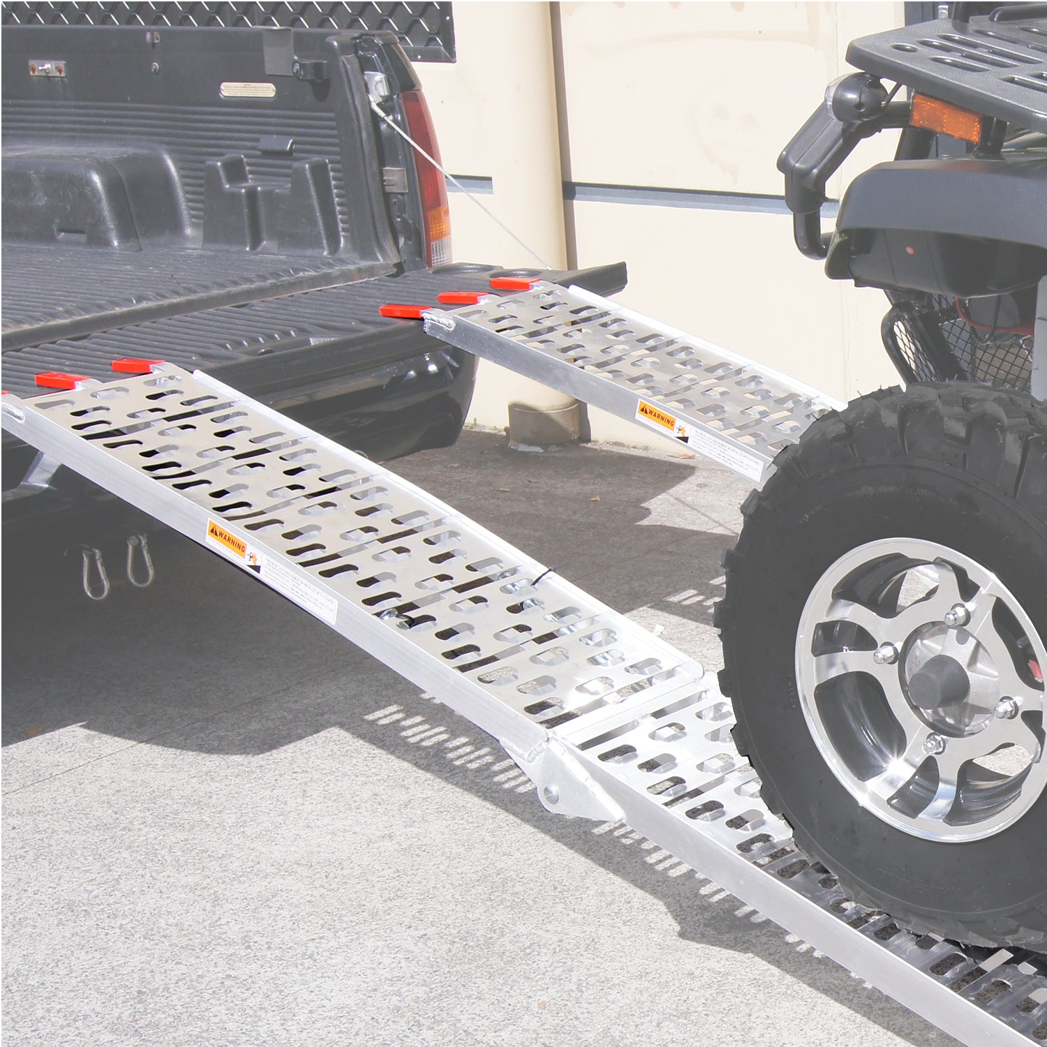 Heavy-Duty Foldable ATV Loading Ramps, 340kg Capacity