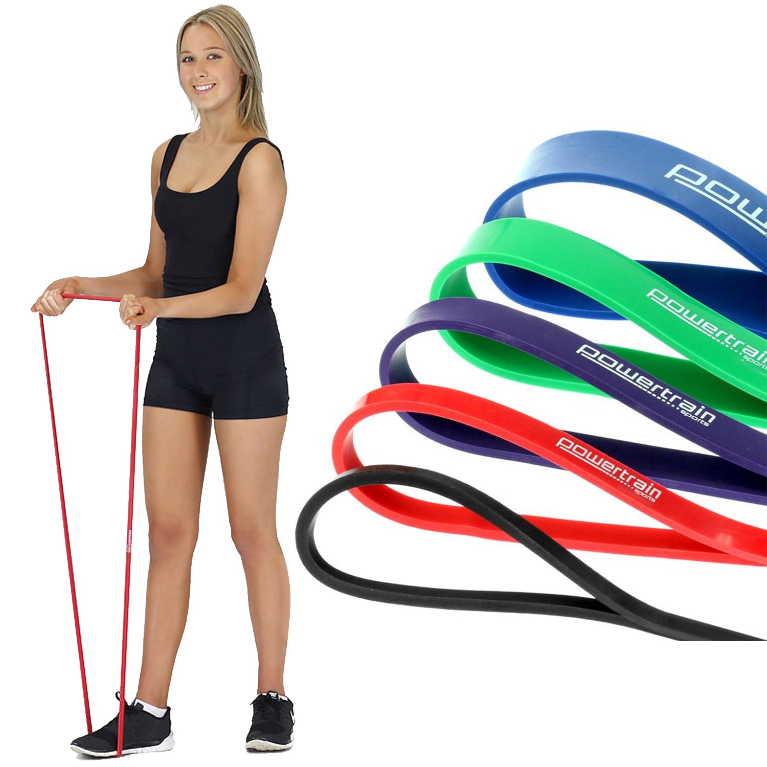 5x Heavy Duty Resistance Bands for Home Gym Workout