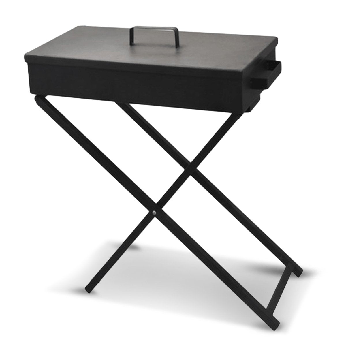 Portable Charcoal BBQ Grill - Foldable, Adjustable Height - Wallaroo