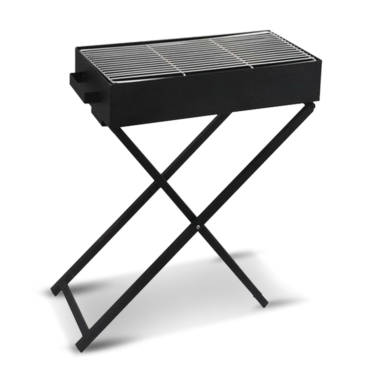 Portable Charcoal BBQ Grill - Foldable, Adjustable Height - Wallaroo