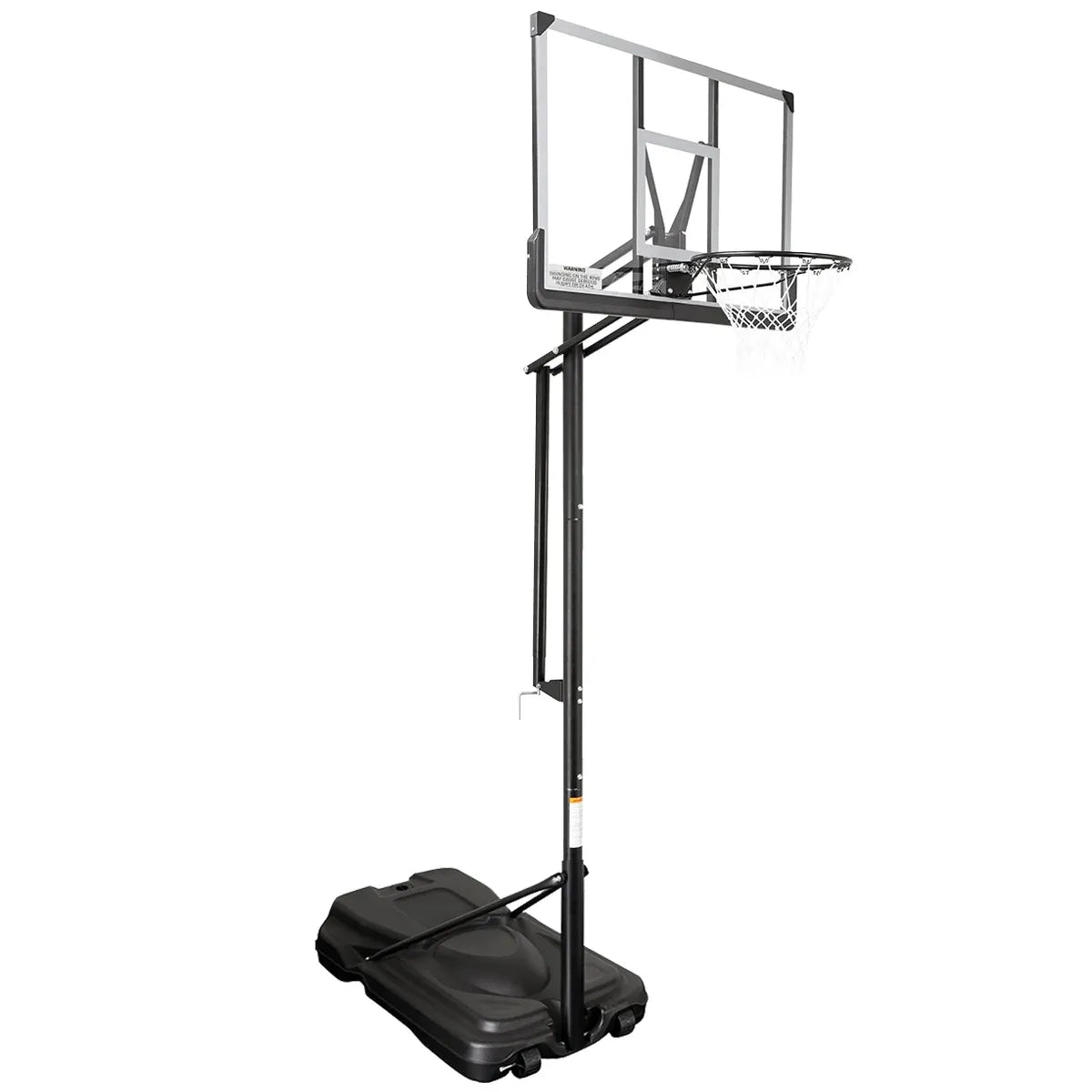 Kahuna 50 Portable Basketball Hoop System Height Adjustable 3.05m Fibreglass Backboard Outdoor Stand Kids Adults