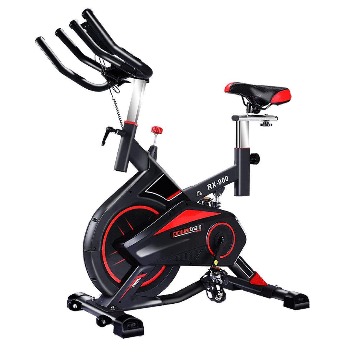 Adjustable Flywheel Spin Bike with LCD Display - Powertrain