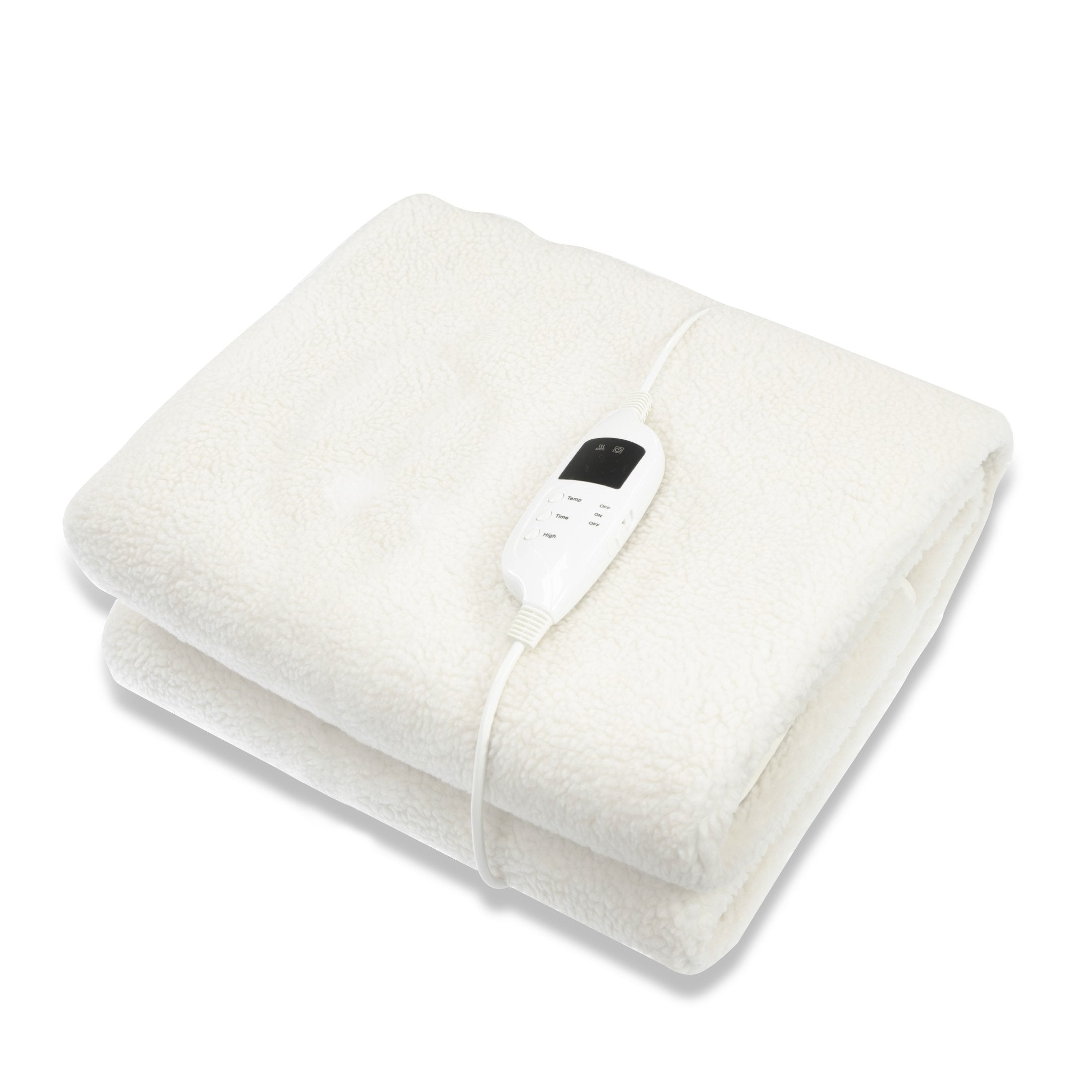 Heated Electric Fleece Blanket with 9 Levels & Timer, Laura Hill