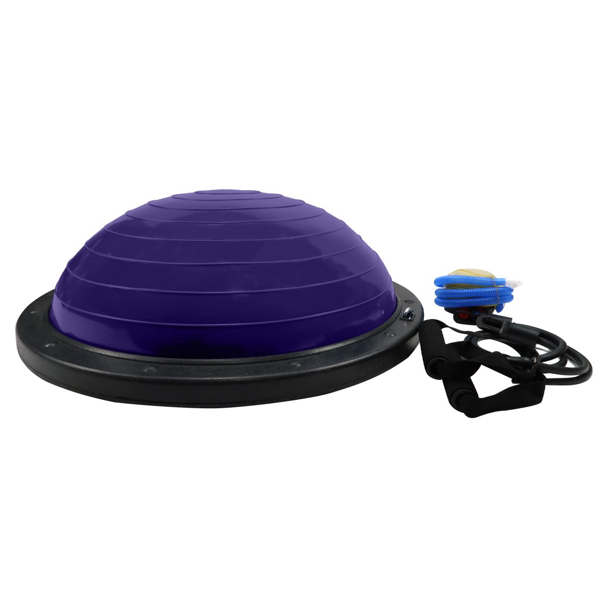 58cm Anti-Burst Yoga Ball Balance Trainer with Bands