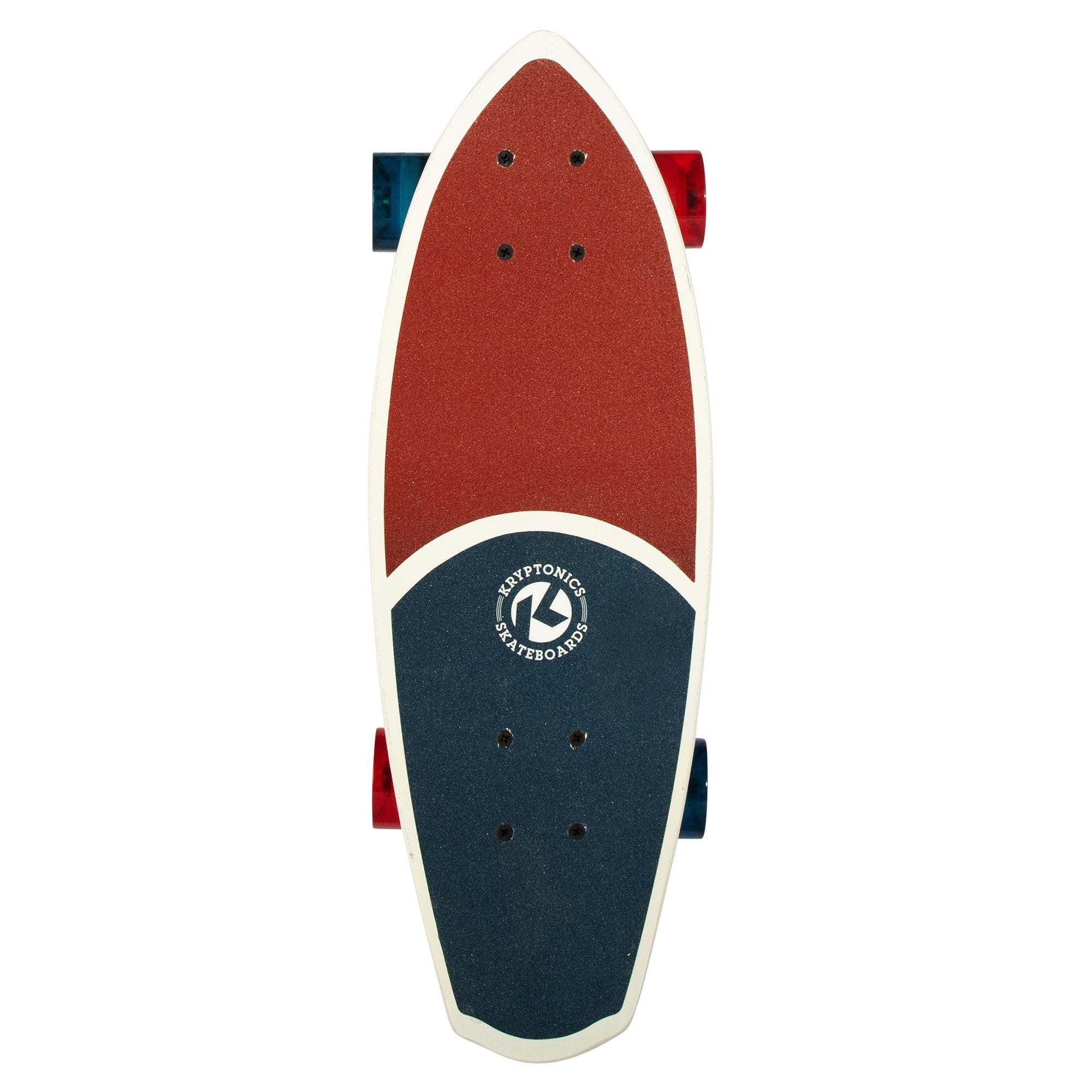 Kryptonics 23" Maple Wood Mini Fat Cruiser Board with ABEC 3 Bearings