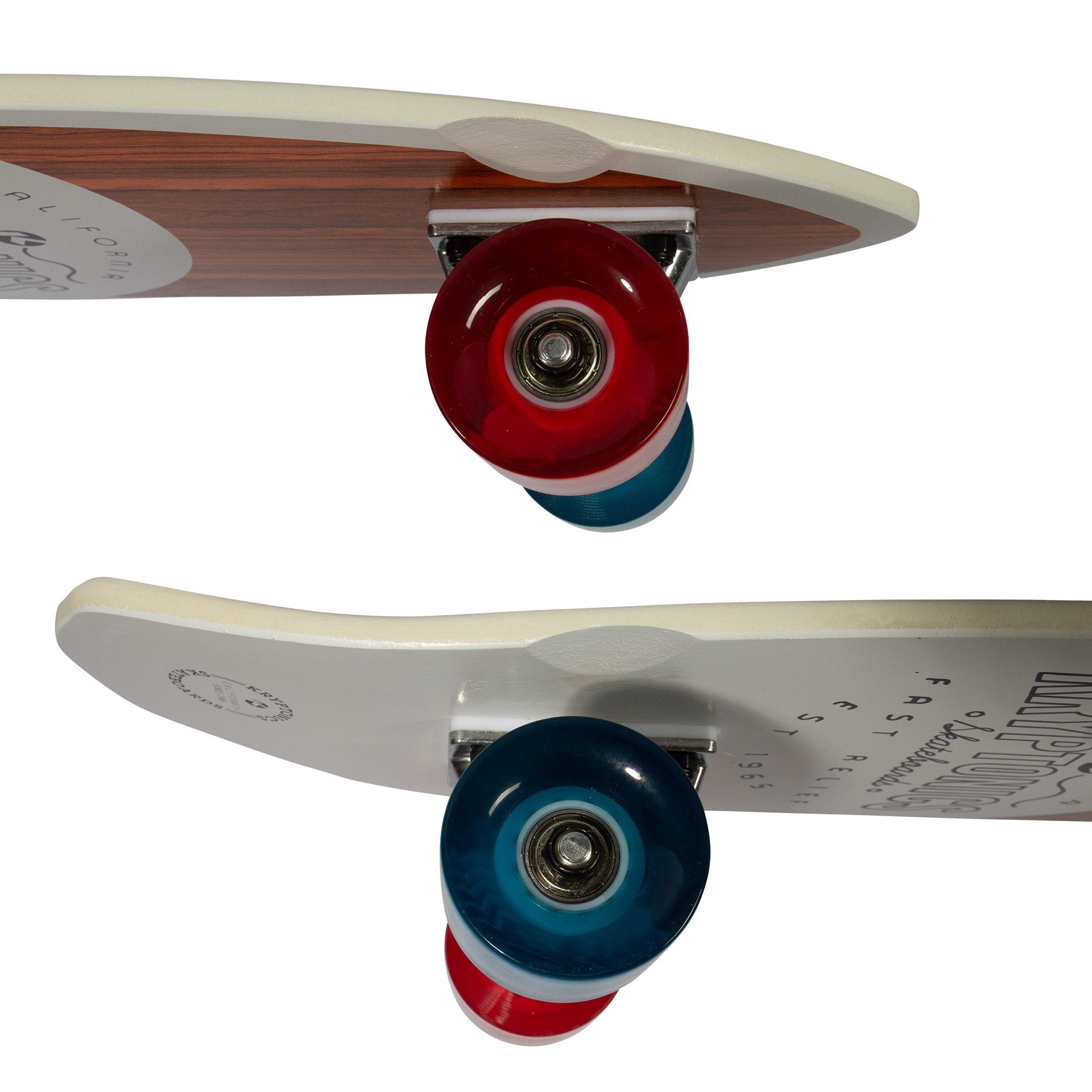 Kryptonics 23" Maple Wood Mini Fat Cruiser Board with ABEC 3 Bearings