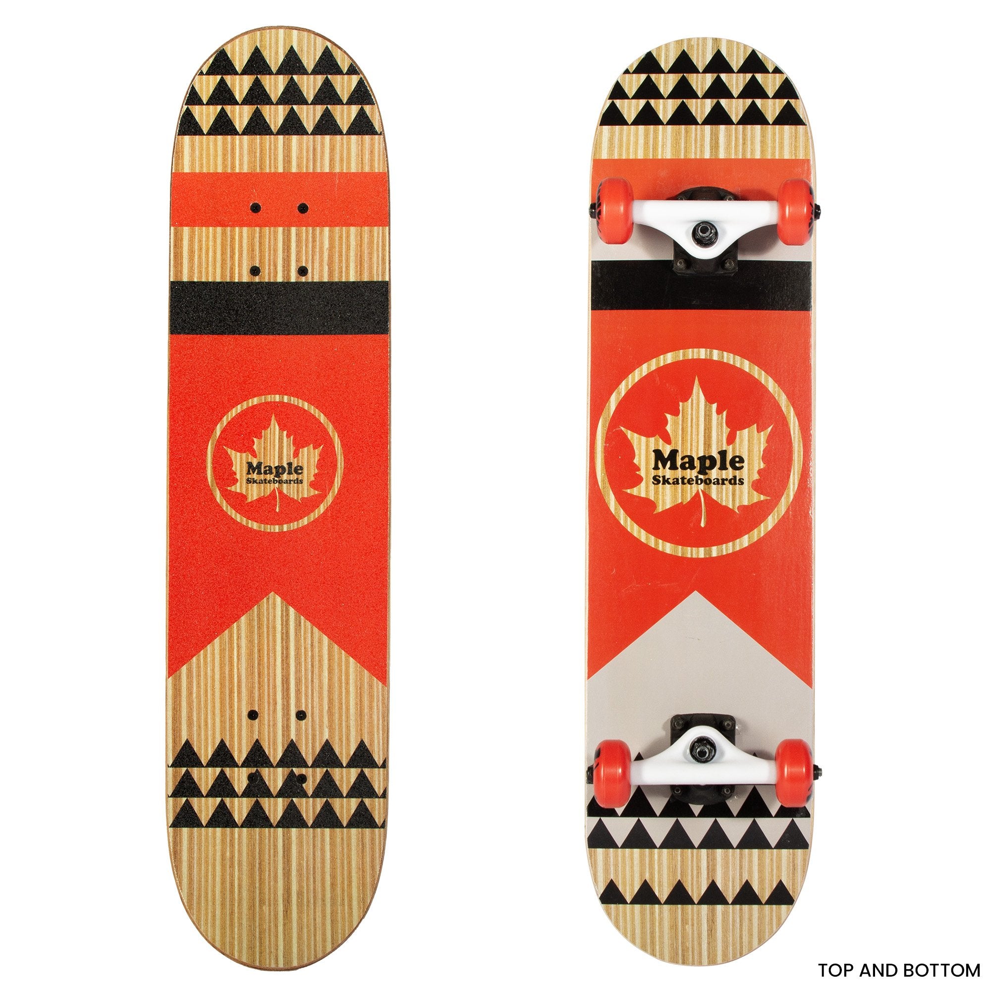 Durable 31" Maple Skateboard, Composite Trucks, ABEC 3 Bearings