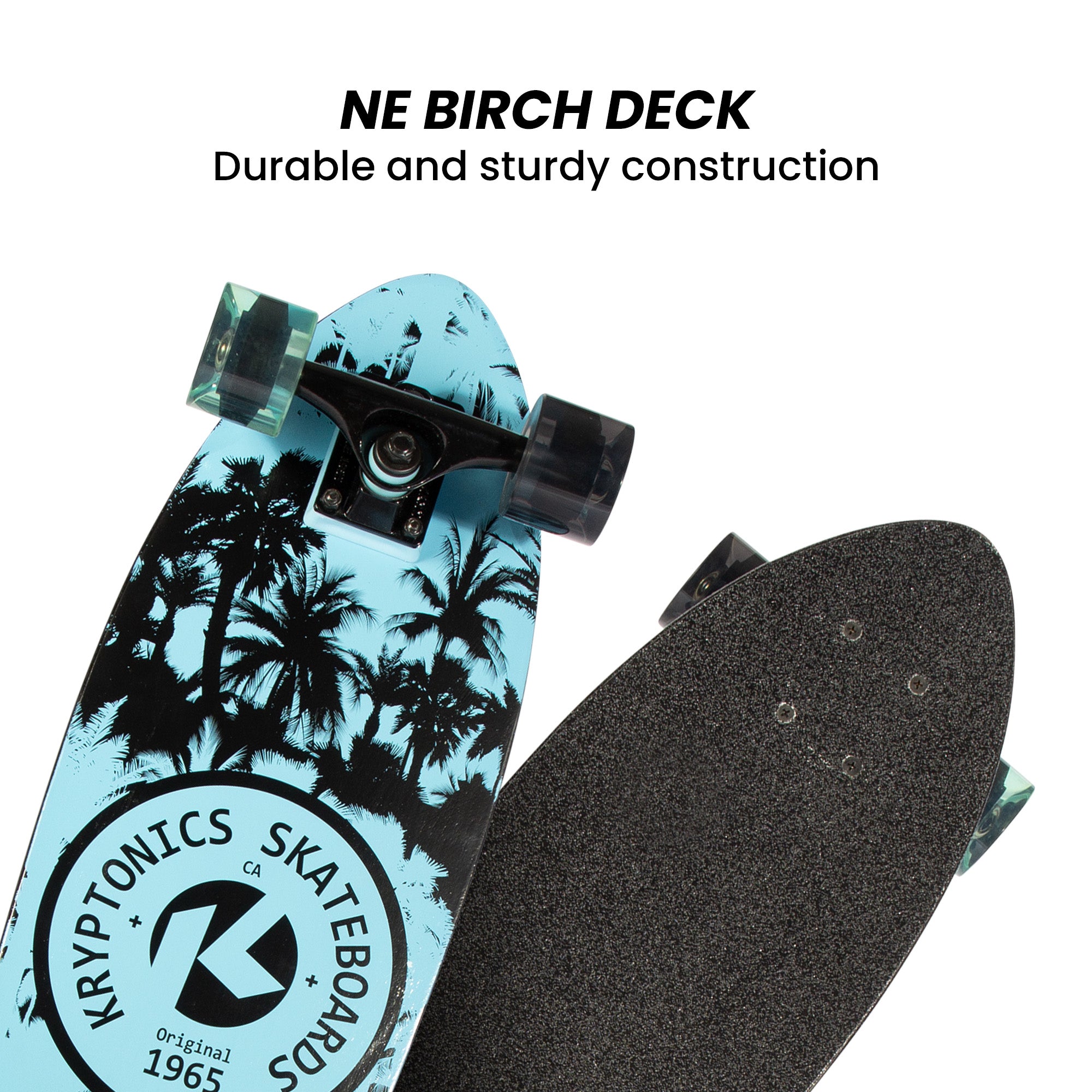 28" 8-Ply Cruiser Board, ABEC 3 Bearings – Kryptonics