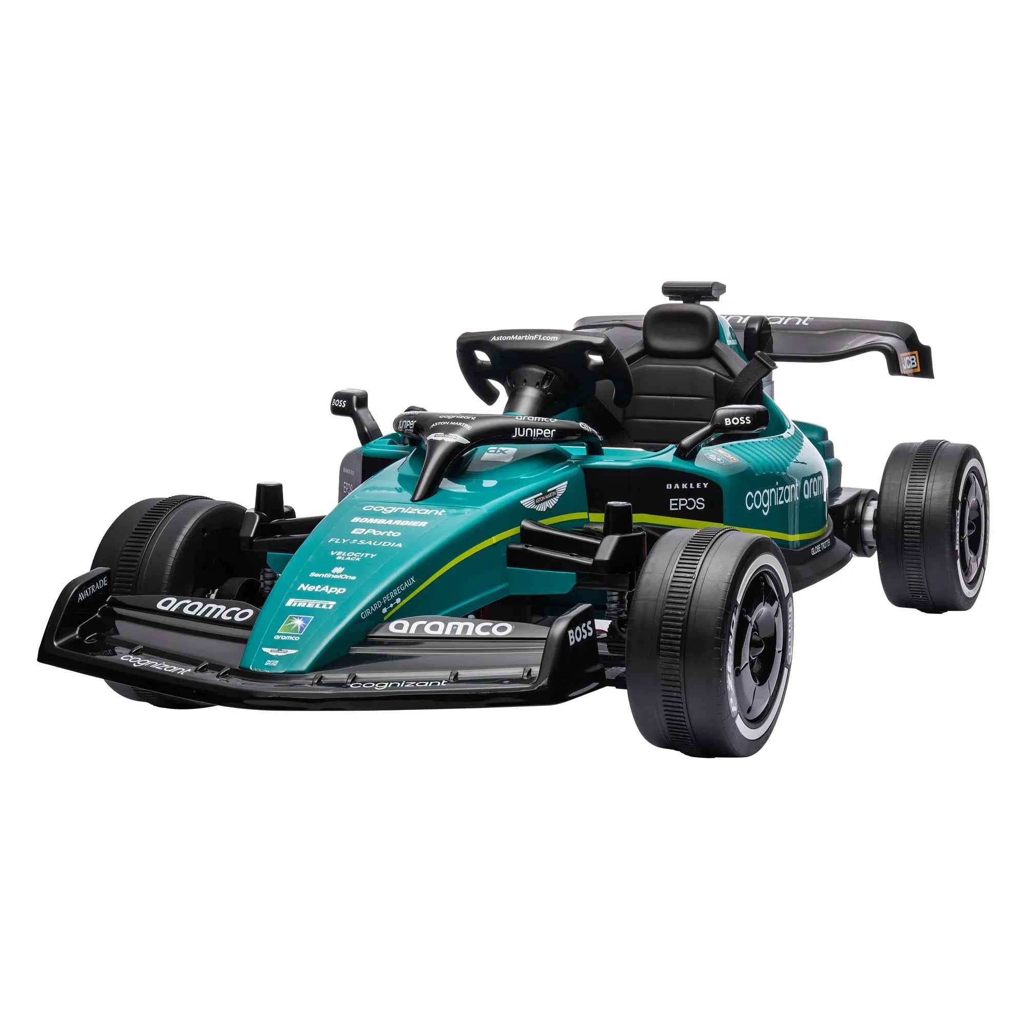 Kahuna Aston Martin Aramco F1 Licensed Electric Kids Ride On Race Car