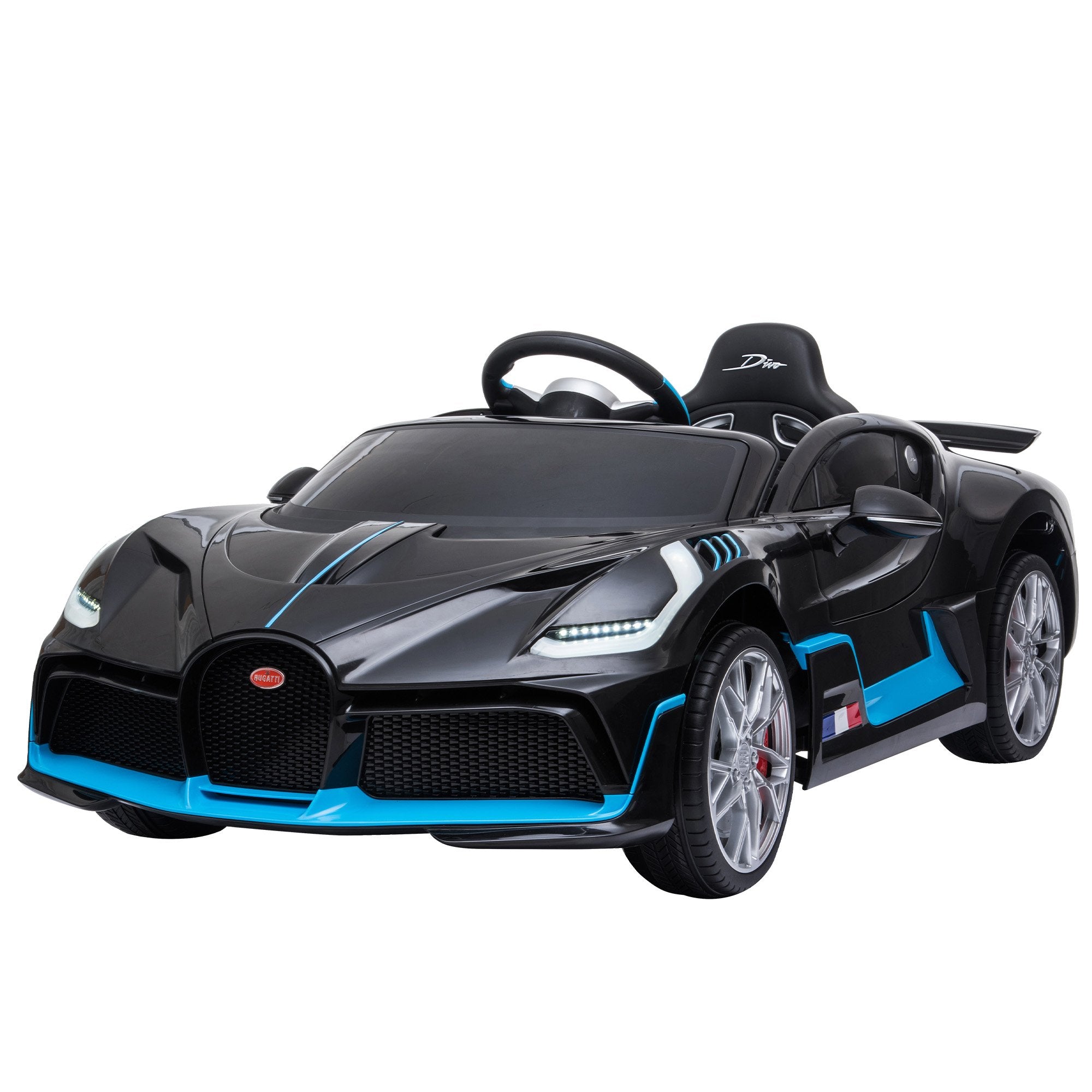 Bugatti Divo Electric Ride On Car with LED Lights & Suspension