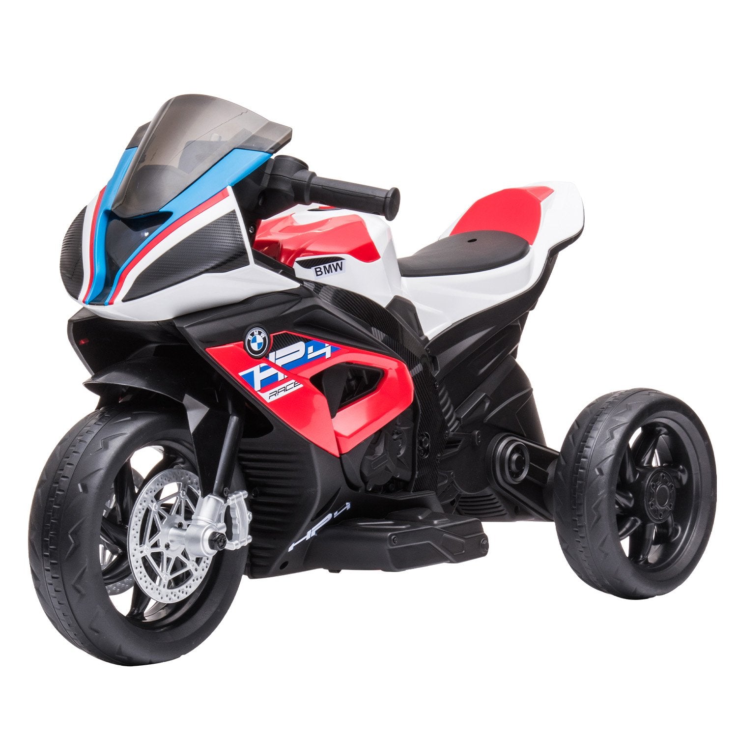 BMW HP4 Kids Ride-On Motorbike, Media Player, Red, Kahuna