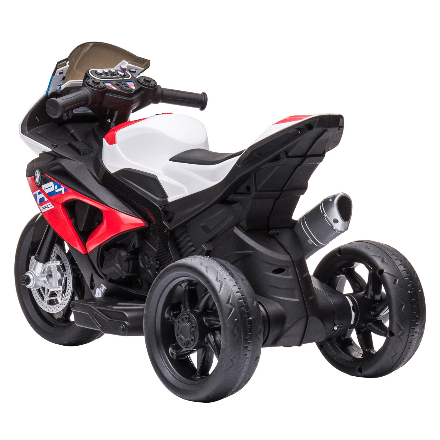 BMW HP4 Kids Ride-On Motorbike, Media Player, Red, Kahuna