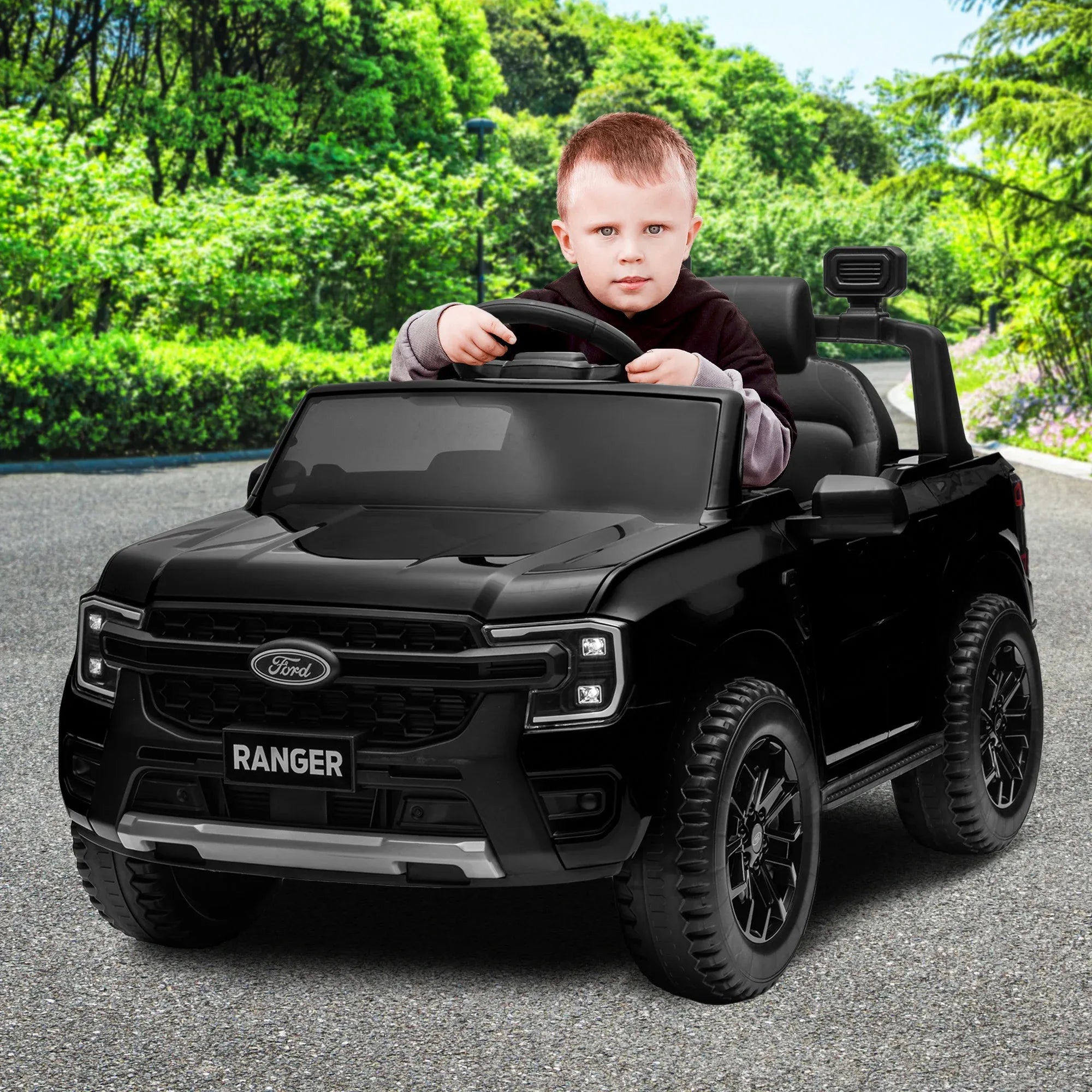 Kahuna Ford Ranger Electric Kids Ride On Car - Black