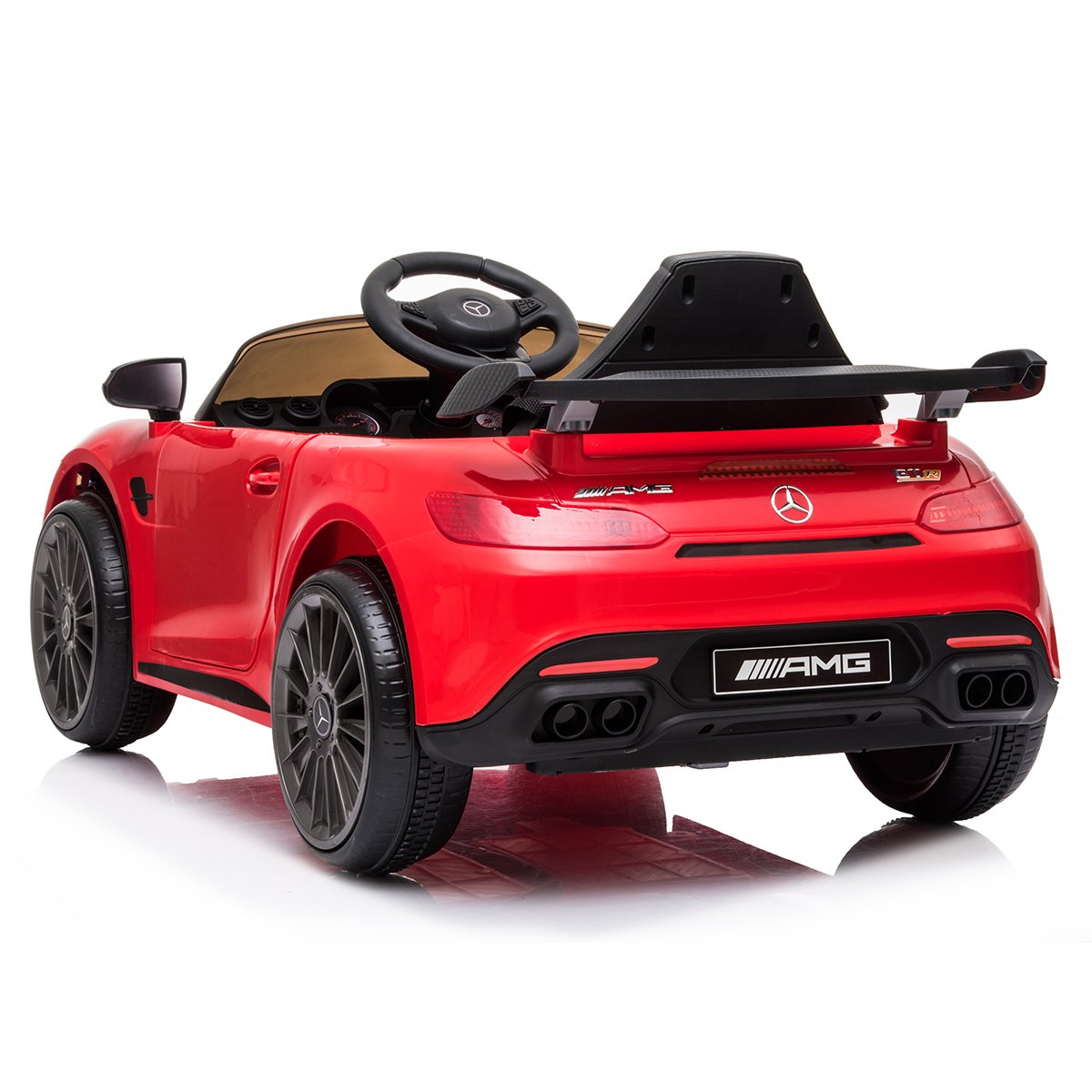 Mercedes-AMG GTR Kids Electric Ride On Car, Remote, MP3 - Kahuna