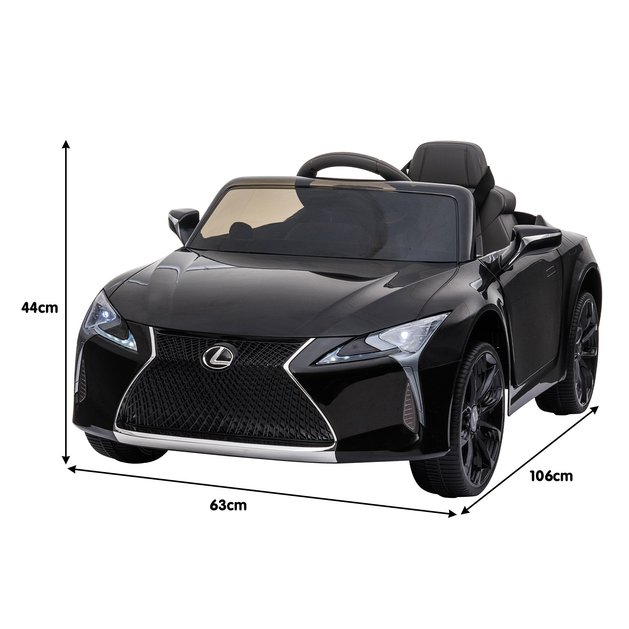 Licensed Lexus LC 500 Kids Electric Car, LED Lights, Remote