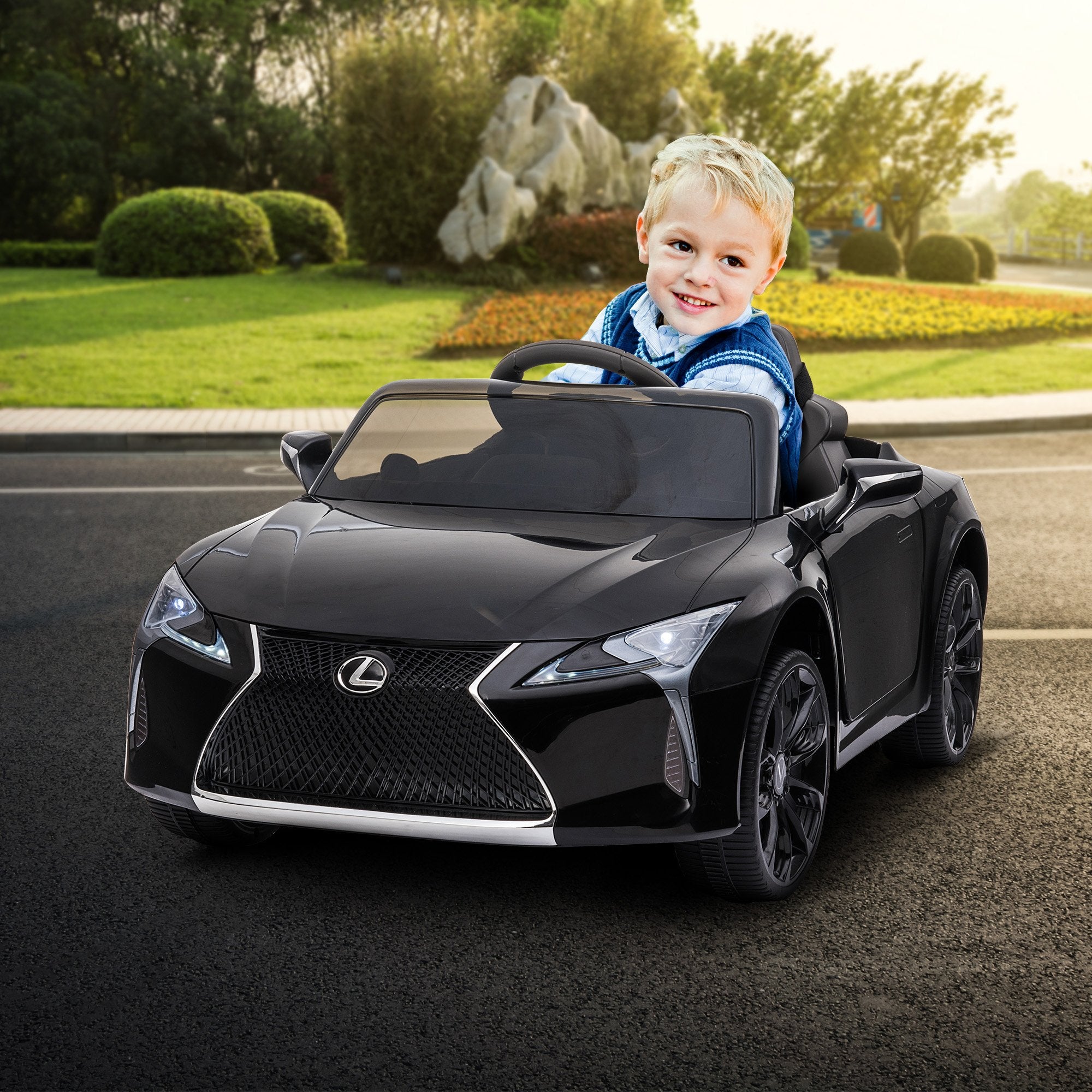 Licensed Lexus LC 500 Kids Electric Car, LED Lights, Remote