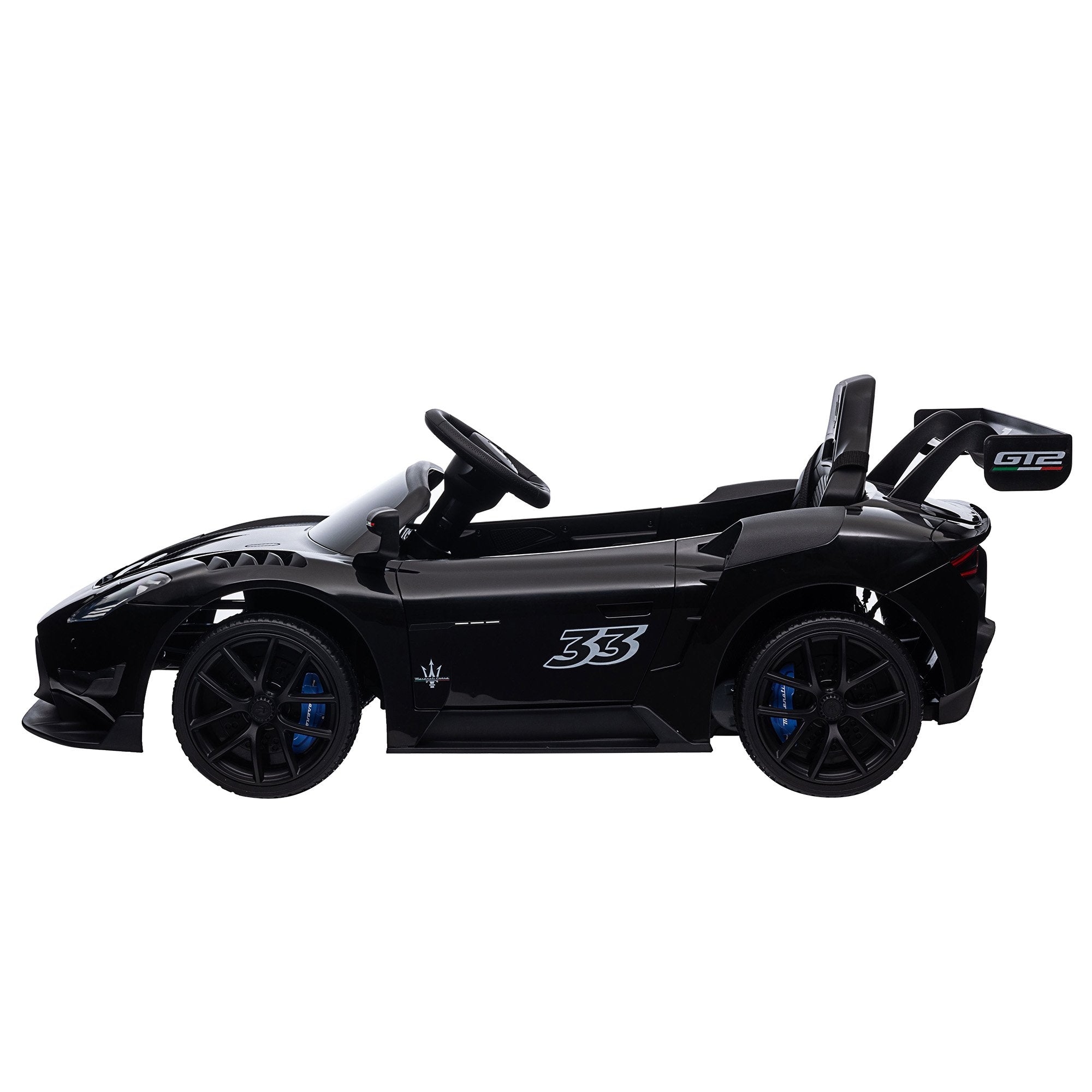 Maserati MC20 GT2 Kids Electric Ride-On Race Car Black