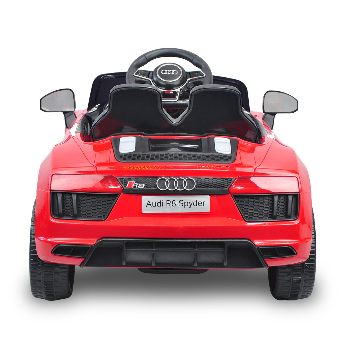 Audi R8 Spyder Kids Ride-On Car, Remote, MP3, Red - Kahuna