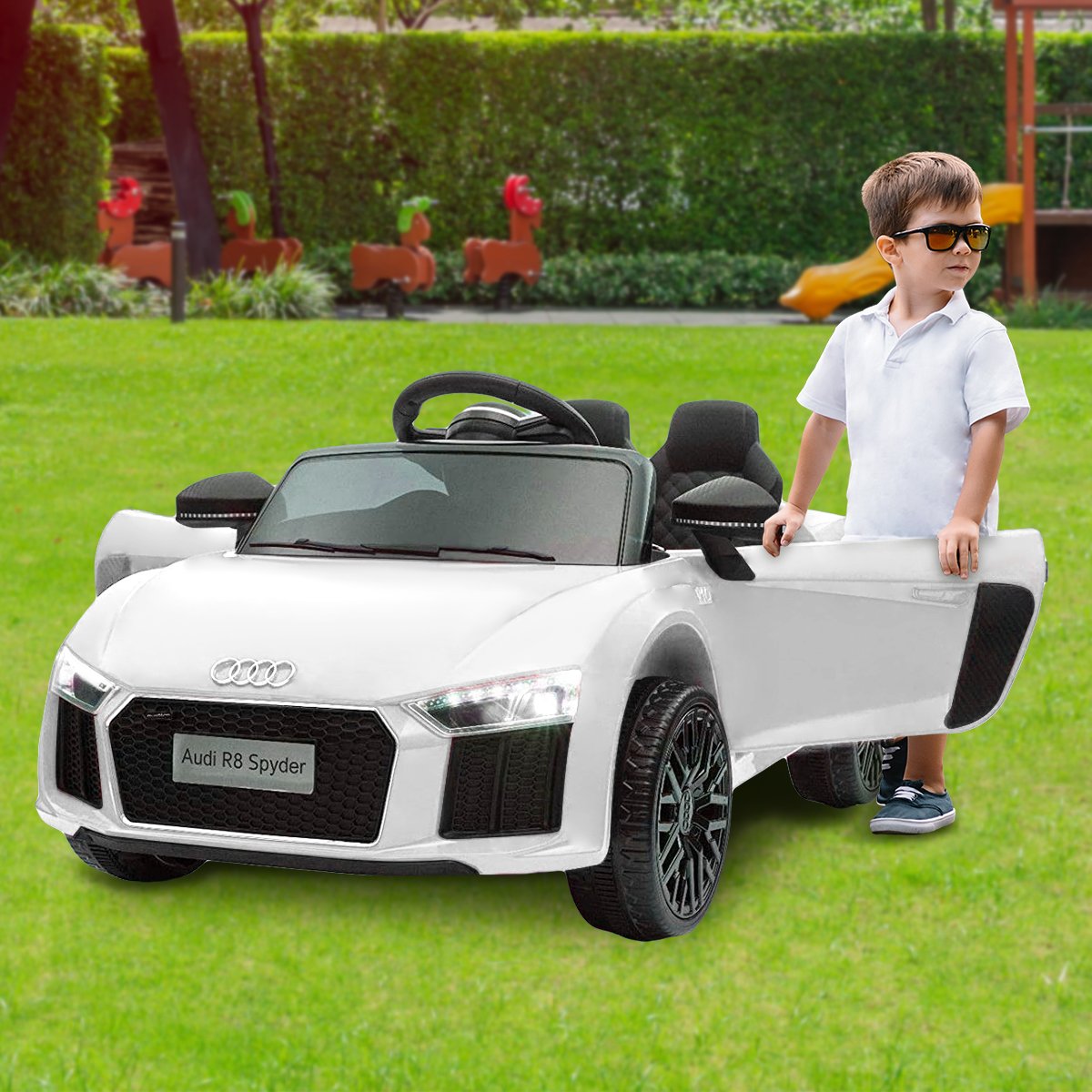 Audi R8 Spyder Electric Ride On Car with Remote & MP3 - Kahuna