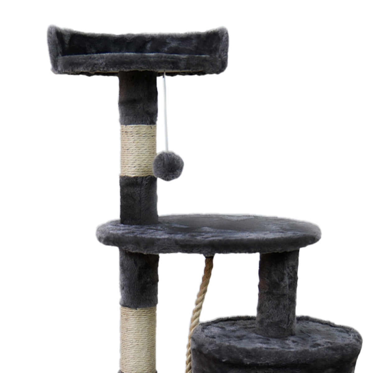 Eco-Friendly 110cm Cat Tree with Toys and Scratching Posts