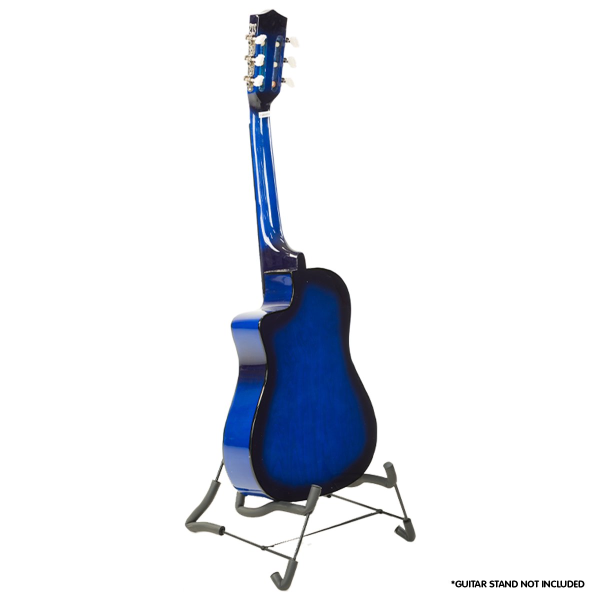 34-Inch Cutaway Acoustic Kids Guitar Set, Blue - Karrera