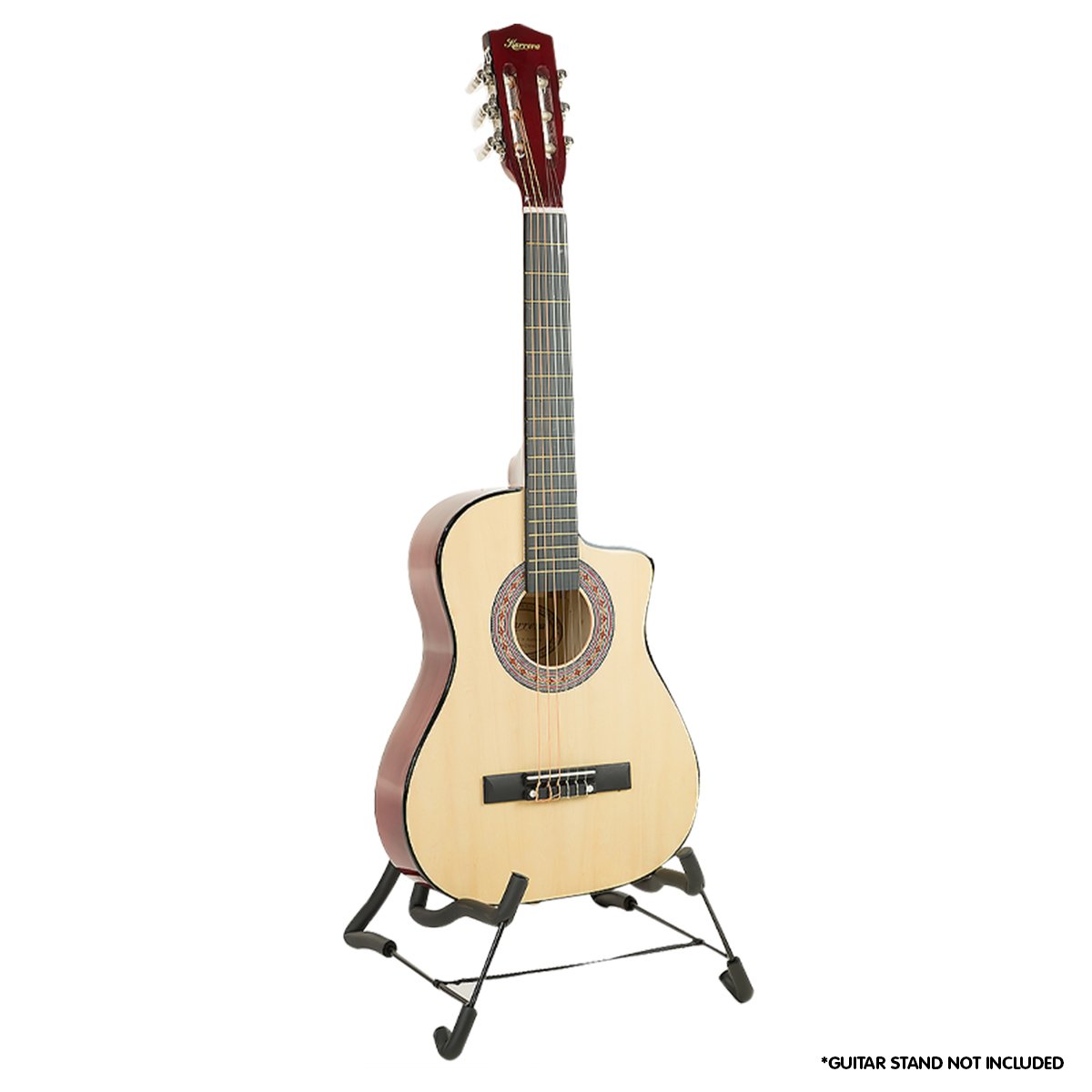 34-Inch Cutaway Kids Acoustic Guitar Set - Karrera