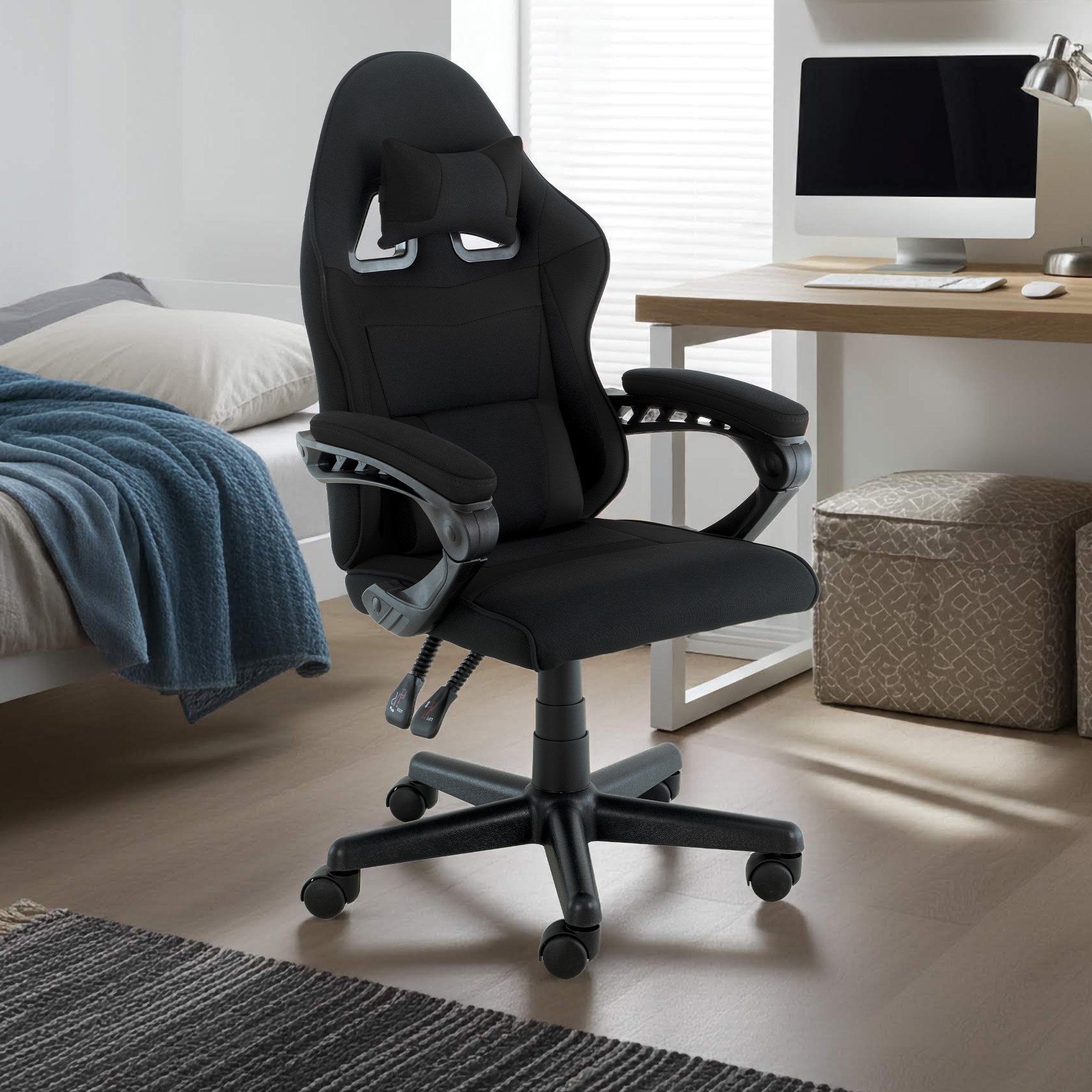 Antre Kids Gaming Chair Black Adjustable Ergonomic Racing Style