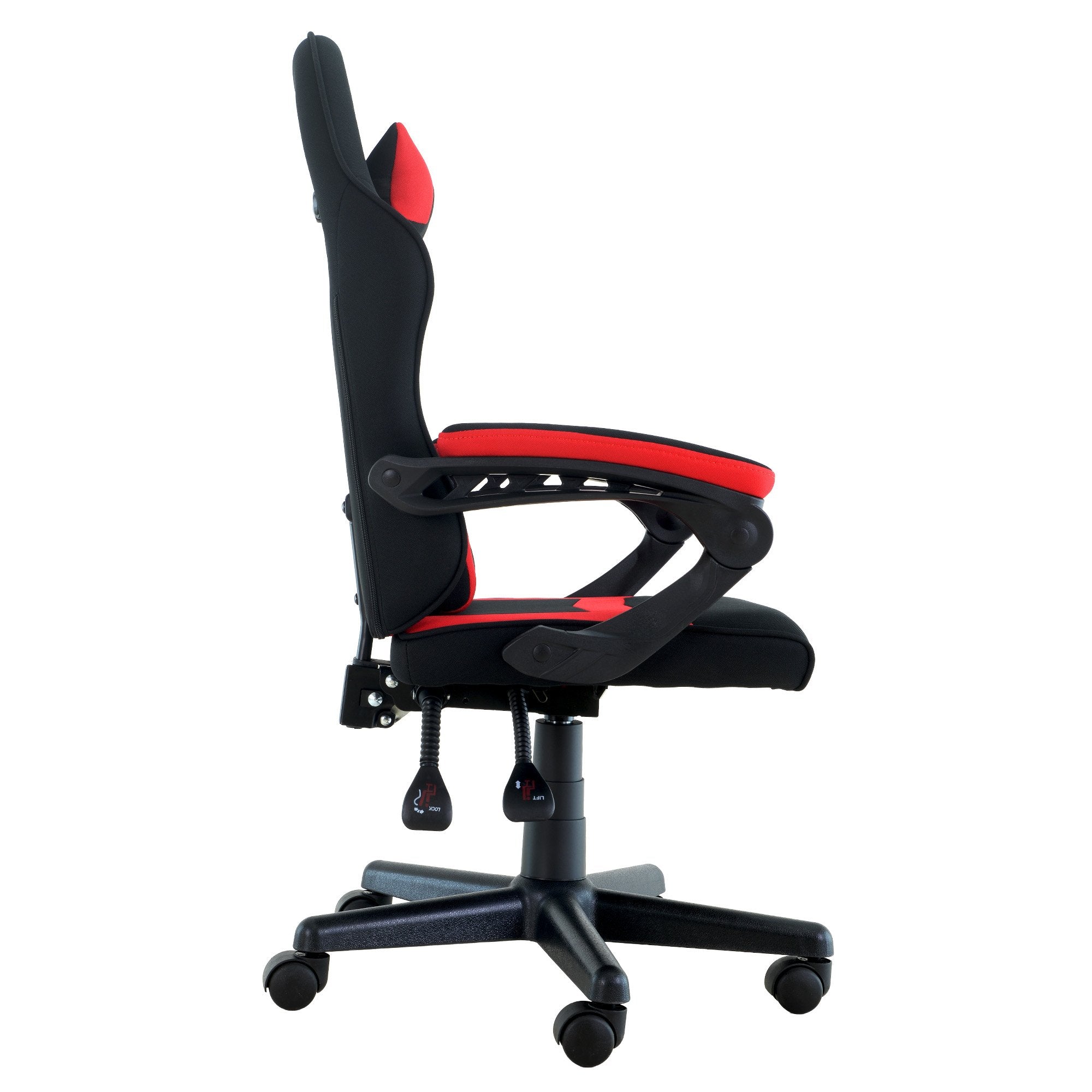 Antre Kids Gaming Chair Adjustable Ergonomic Black Red