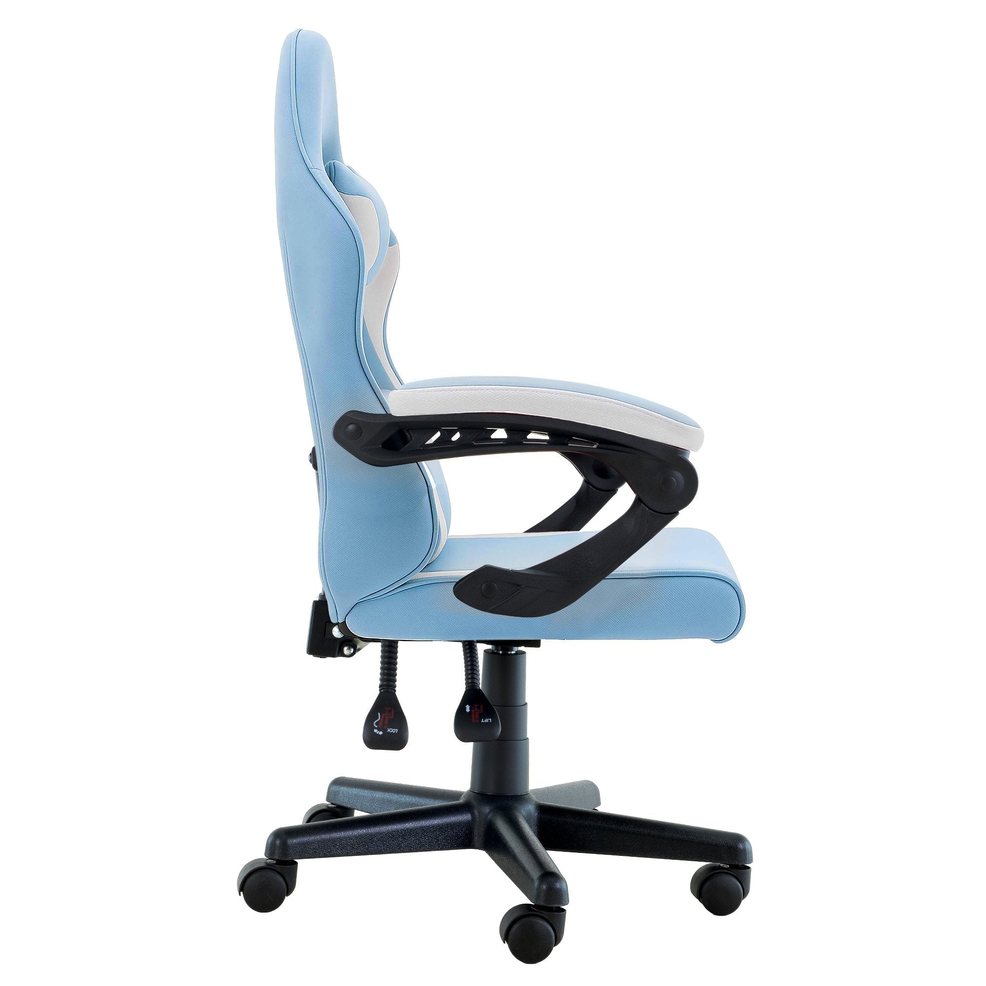 Antre Kids Gaming Chair Adjustable Black White
