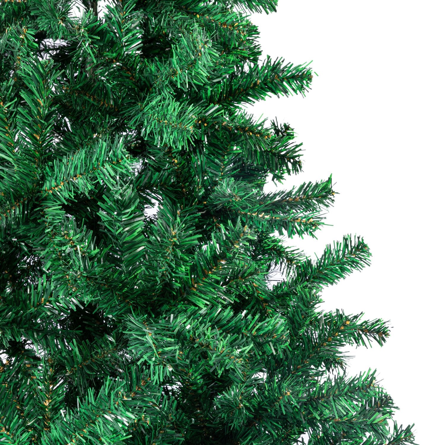 2.1m Realistic Green Christmas Tree with 1200 Tips, Sturdy Metal Stand