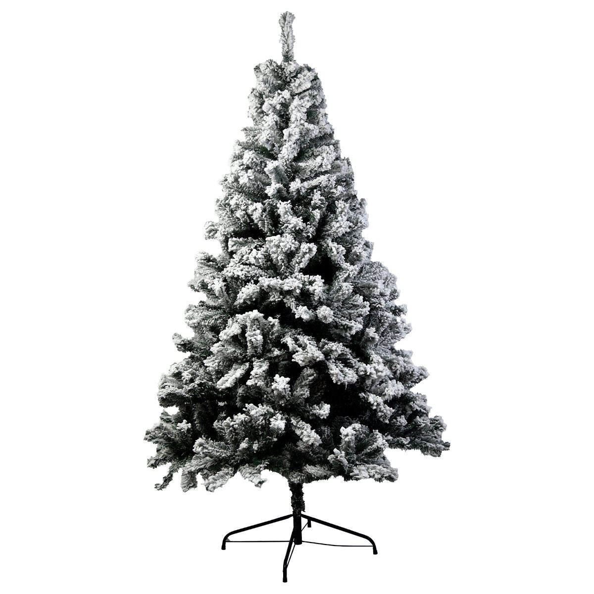 Snow-Tipped Christmas Tree 210cm, 1200 Tips, Easy Assembly