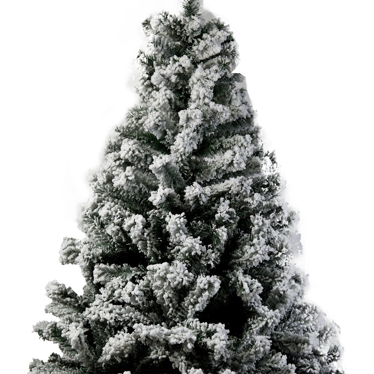 Snow-Tipped Christmas Tree 210cm, 1200 Tips, Easy Assembly