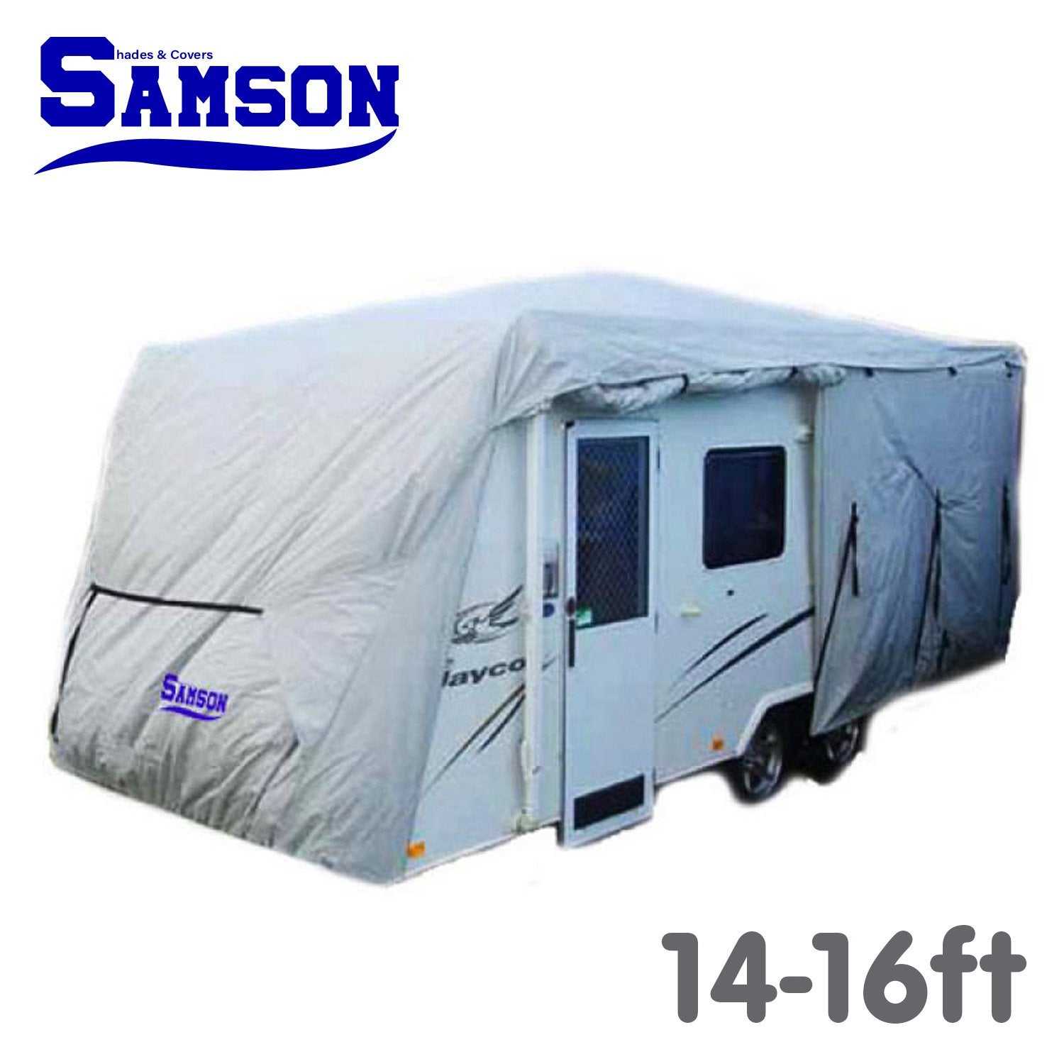 UV Treated Heavy Duty Caravan Cover 14-16ft - Samson