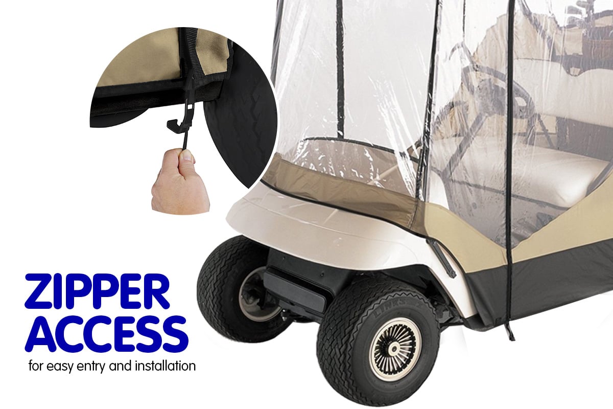 Samson Golf Cart Enclosure Waterproof Cover 2 Seater