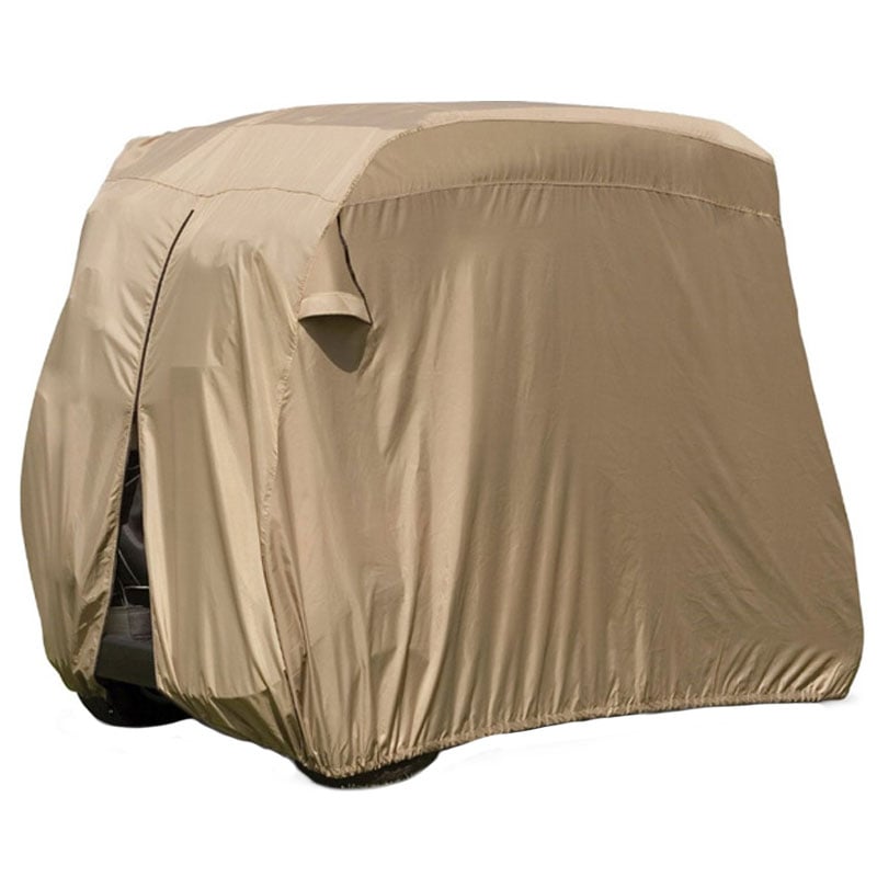 Waterproof 2 Seater Golf Cart Cover w/Rear Zip Access Samson