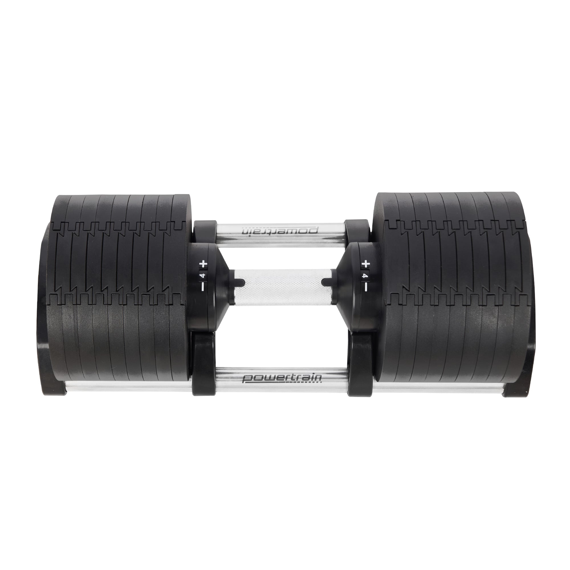 Powertrain Eon 90kg Adjustable Dumbbells Home Gym 9 Strength Training Safety Lock System Building & Fitness Workouts