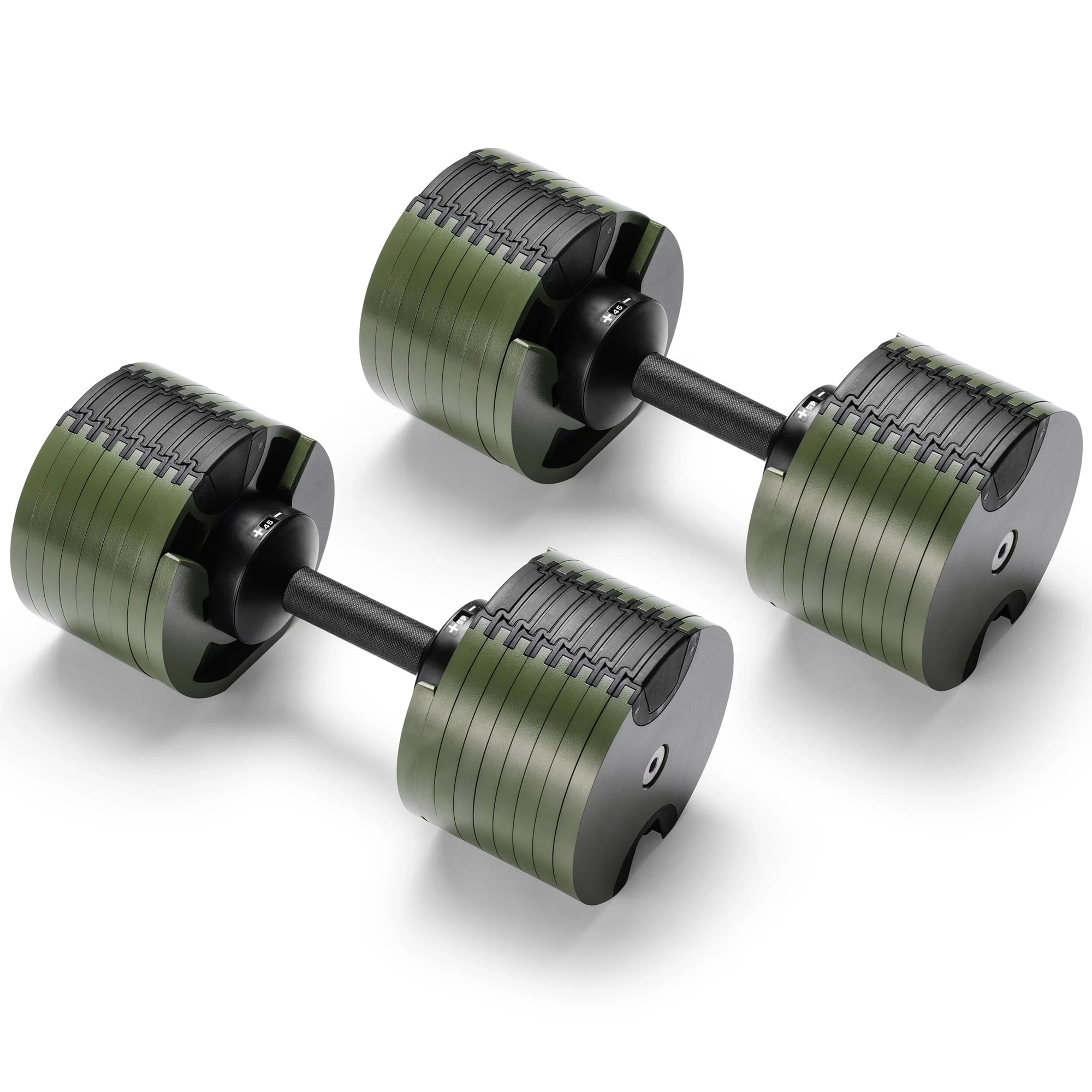 Powertrain Eon Dial-Up 90KG Adjustable Dumbbells Pair - Green