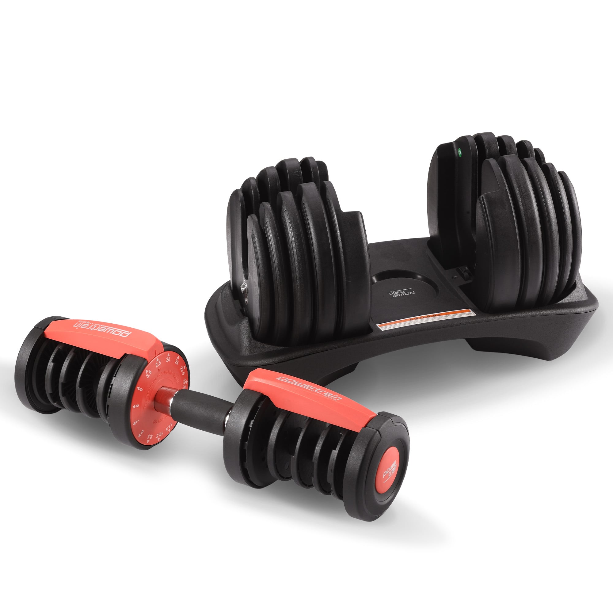 Powertrain 24kg Adjustable Dumbbell Ergonomic Design