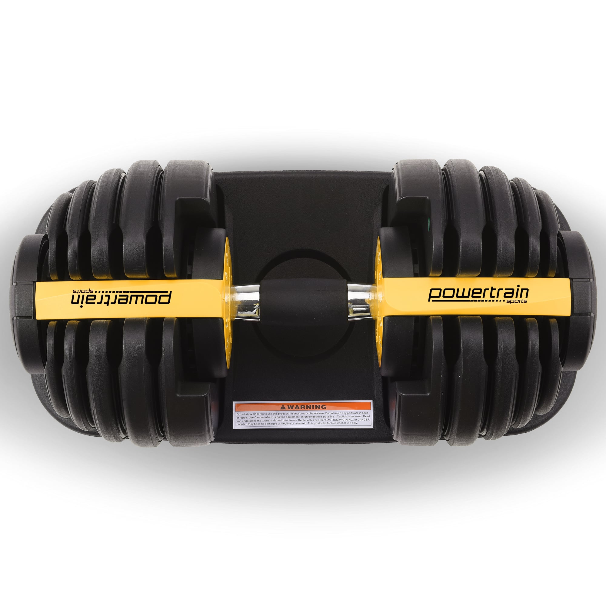 Powertrain 24KG Adjustable Dumbbell Home Gym Gold