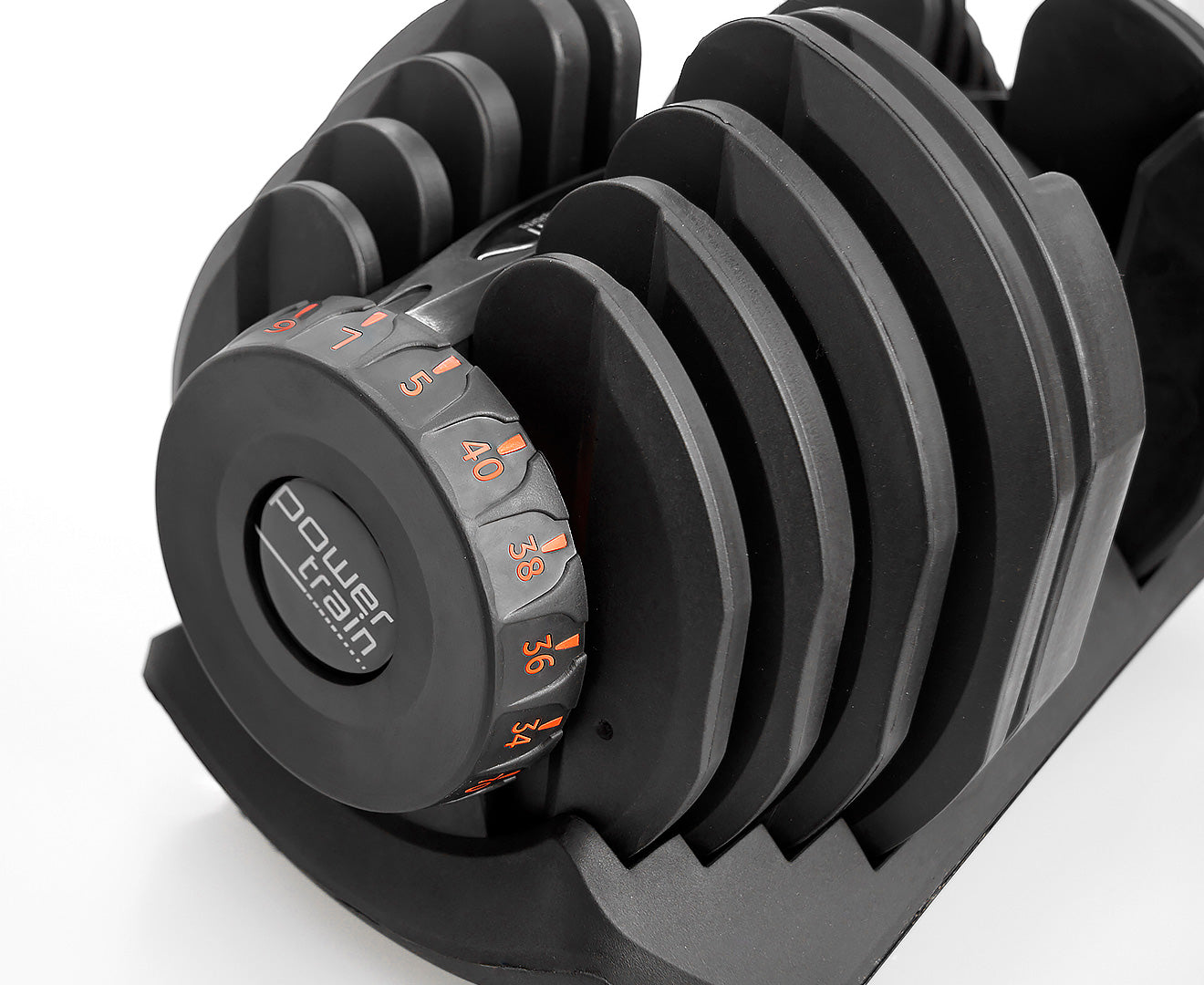 Adjustable 40kg Dumbbells Set with Stand, 17 Weights