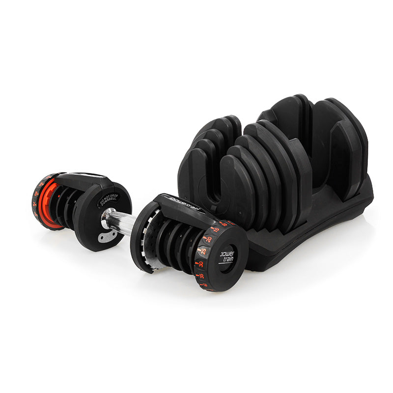 Adjustable 40kg Dumbbells Set with Stand, 17 Weights