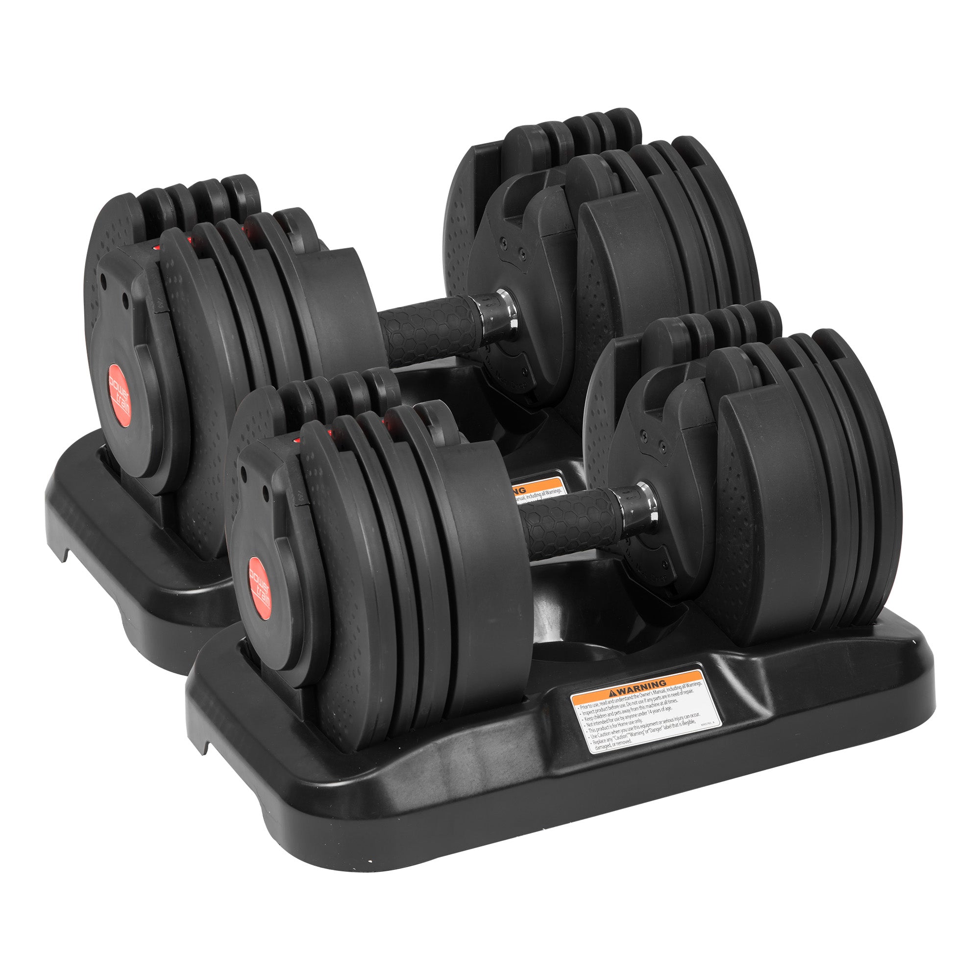 Powertrain Gen2 Adjustable Dumbbell Set With Pro Stand- 2 X 20kg (40kg)