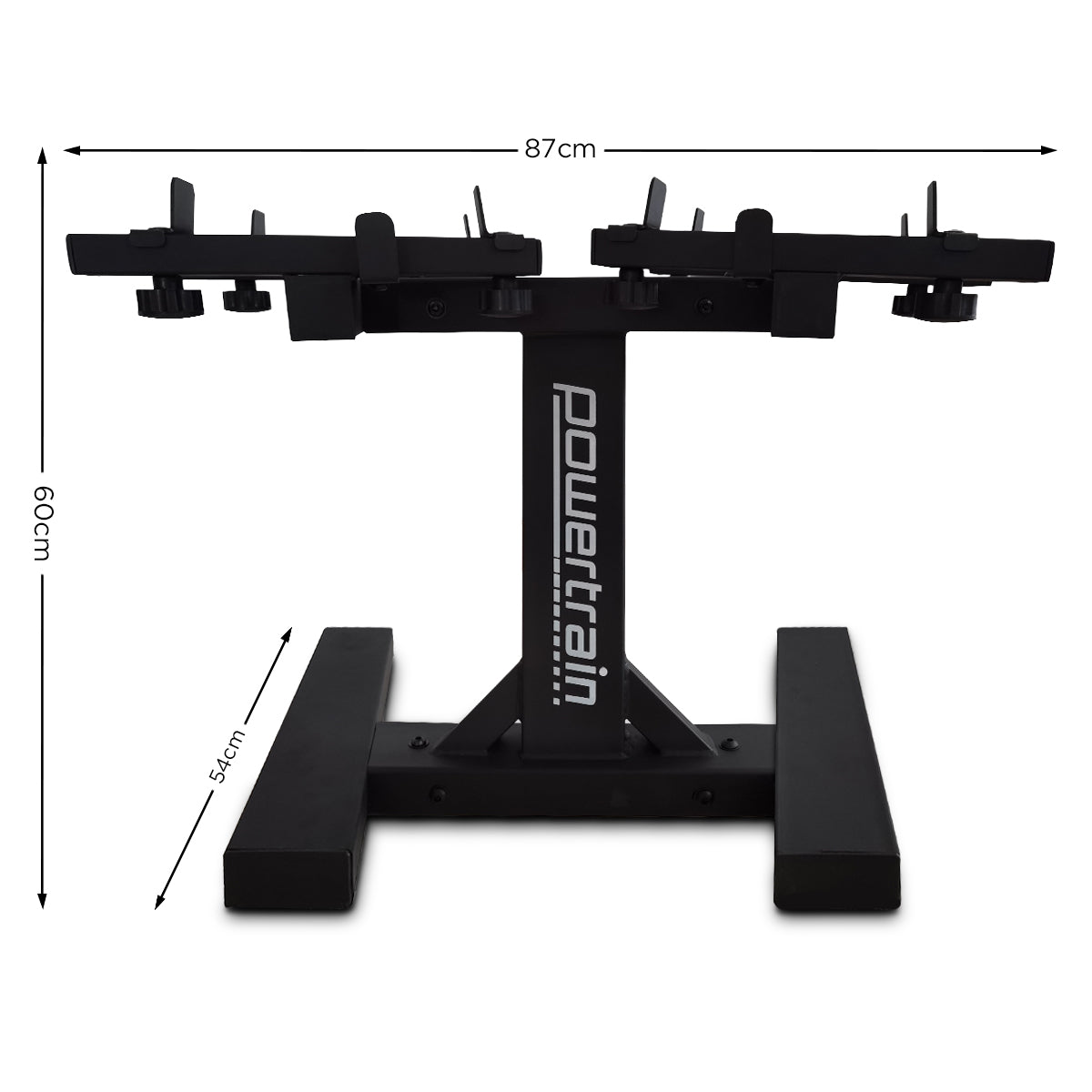 Ergonomic Heavy-Duty Dumbbell Stand, 100kg Capacity