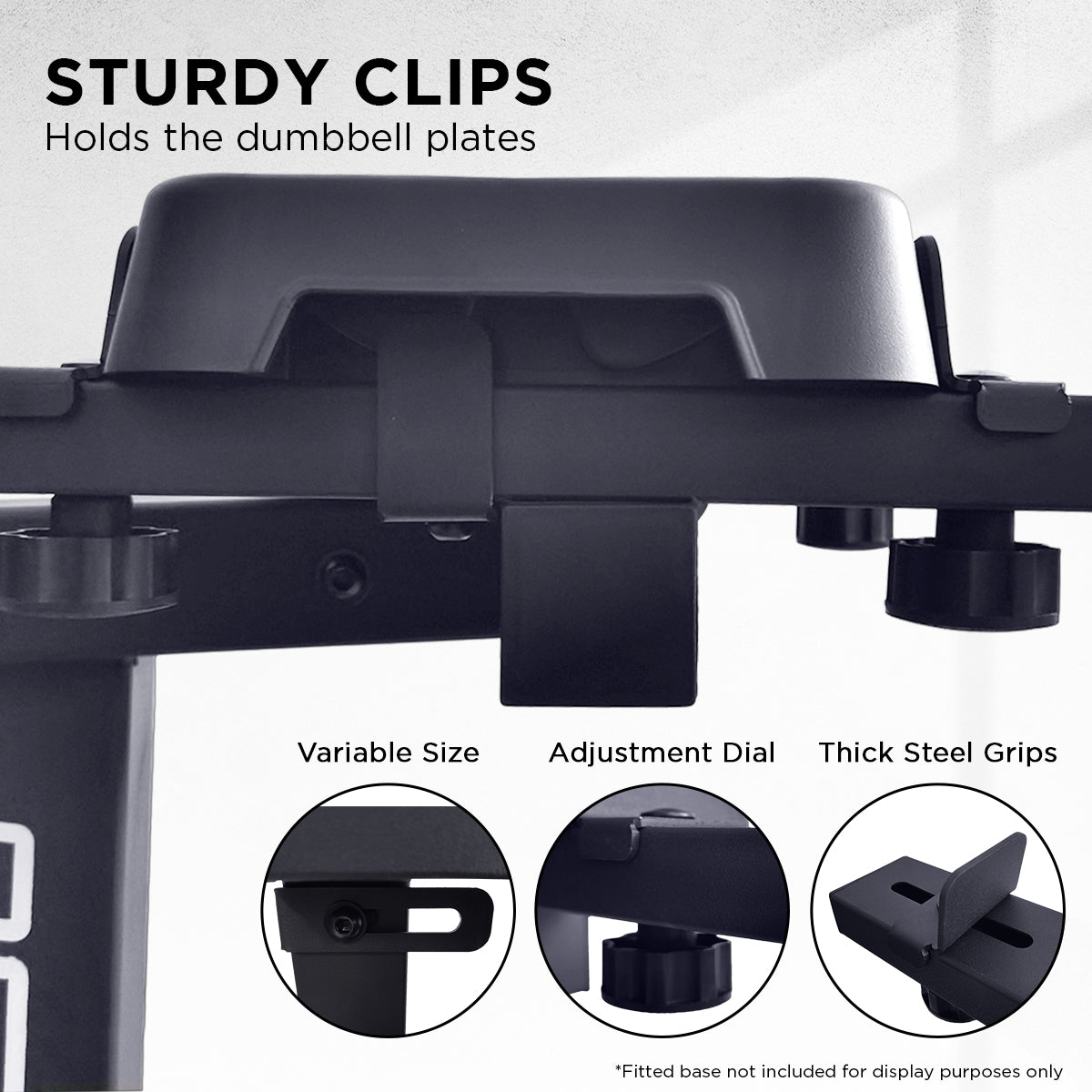 Ergonomic Heavy-Duty Dumbbell Stand, 100kg Capacity