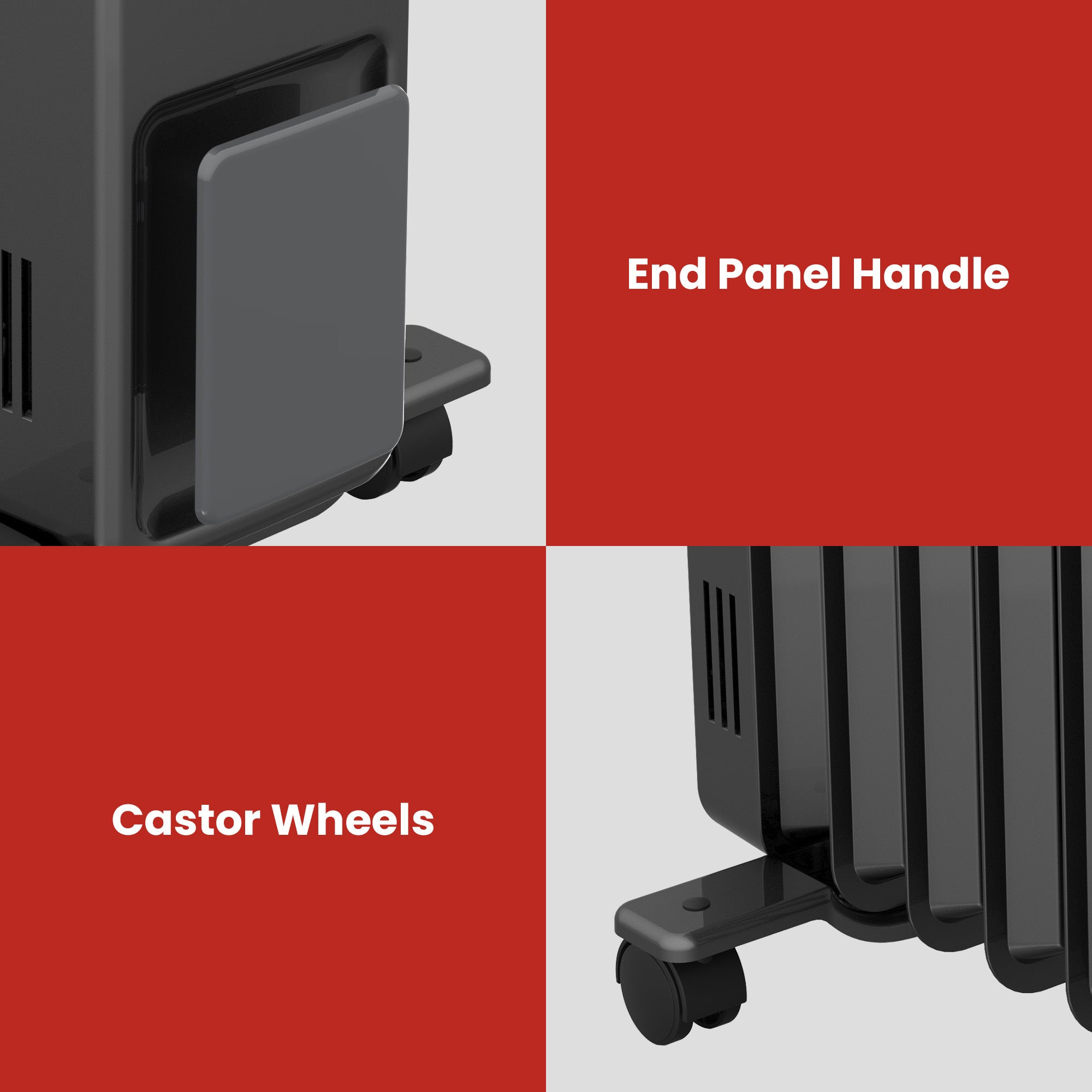 Dimplex Oil Free 2.4kW Column Heater w/ Thermostat in Black