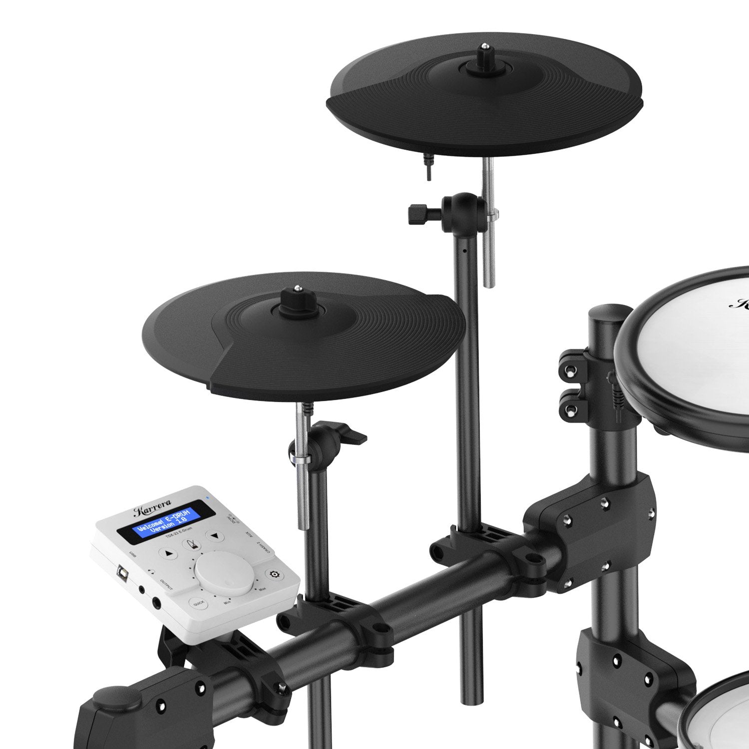Quiet Mesh Drum Heads, 20 Kits, USB MIDI Electronic Drum Set
