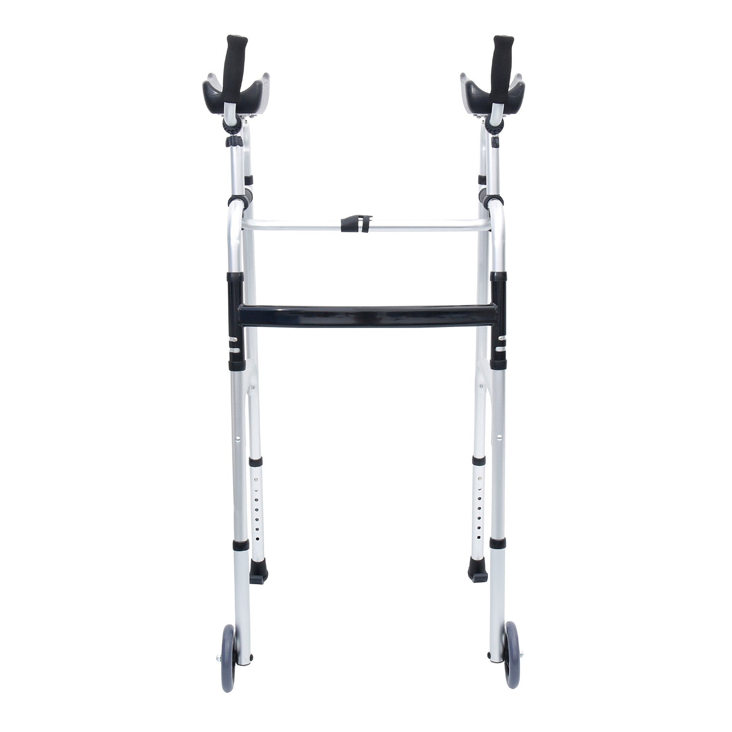 Adjustable Folding Aluminium Rollator Walker with Forearm Supports