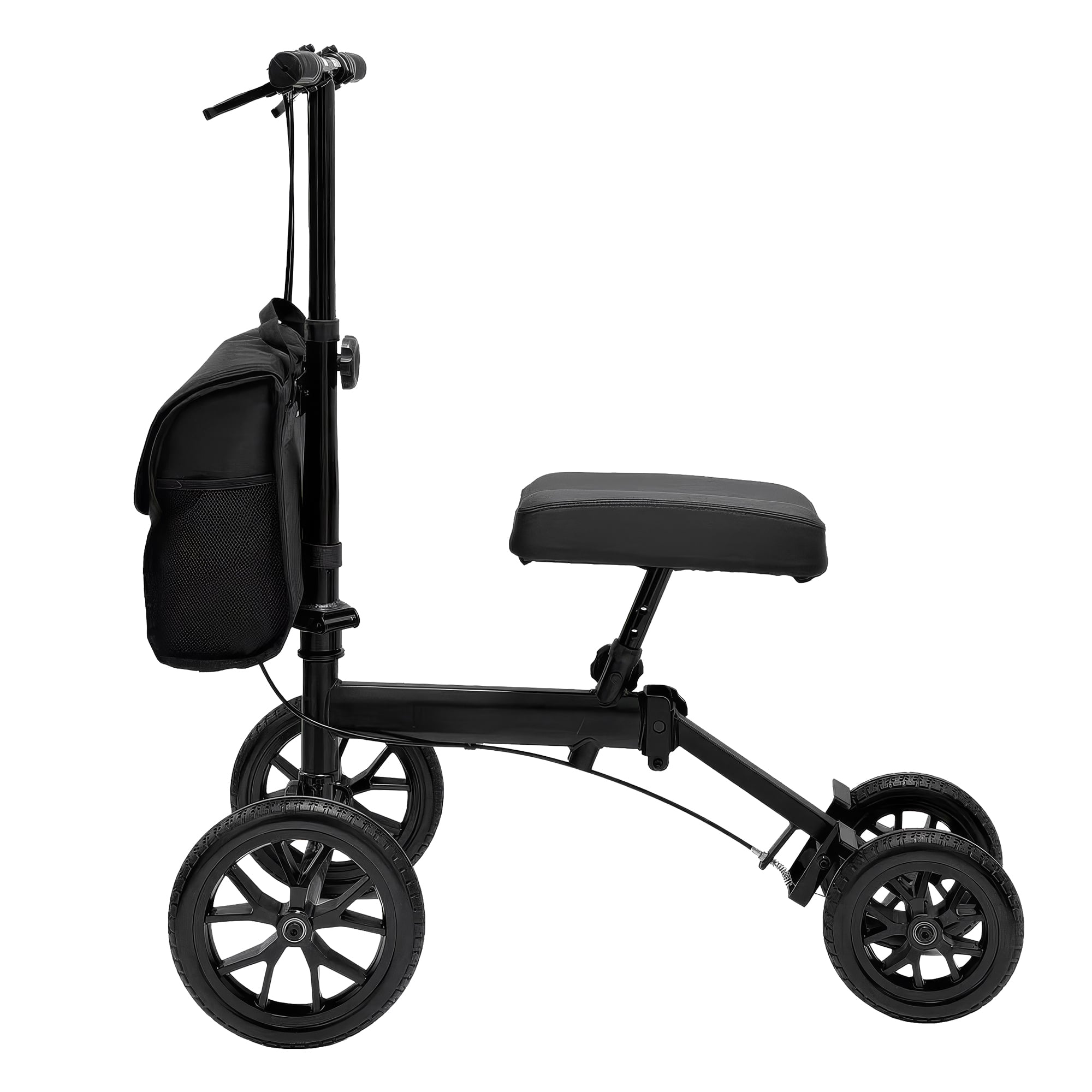 Orthonica Knee Walker with Adjustable Pad and Dual Brakes