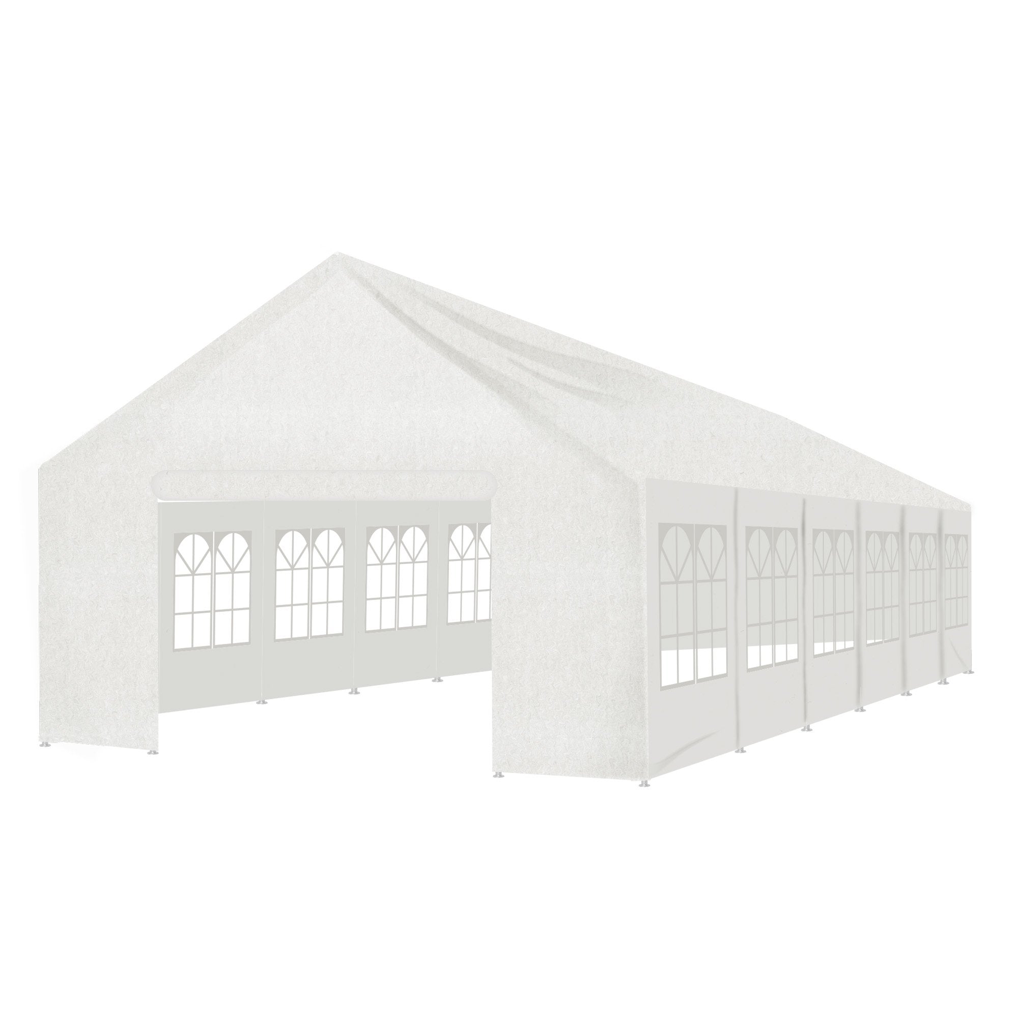 Waterproof 12m x 6m Outdoor Event Marquee Tent, Steel Frame